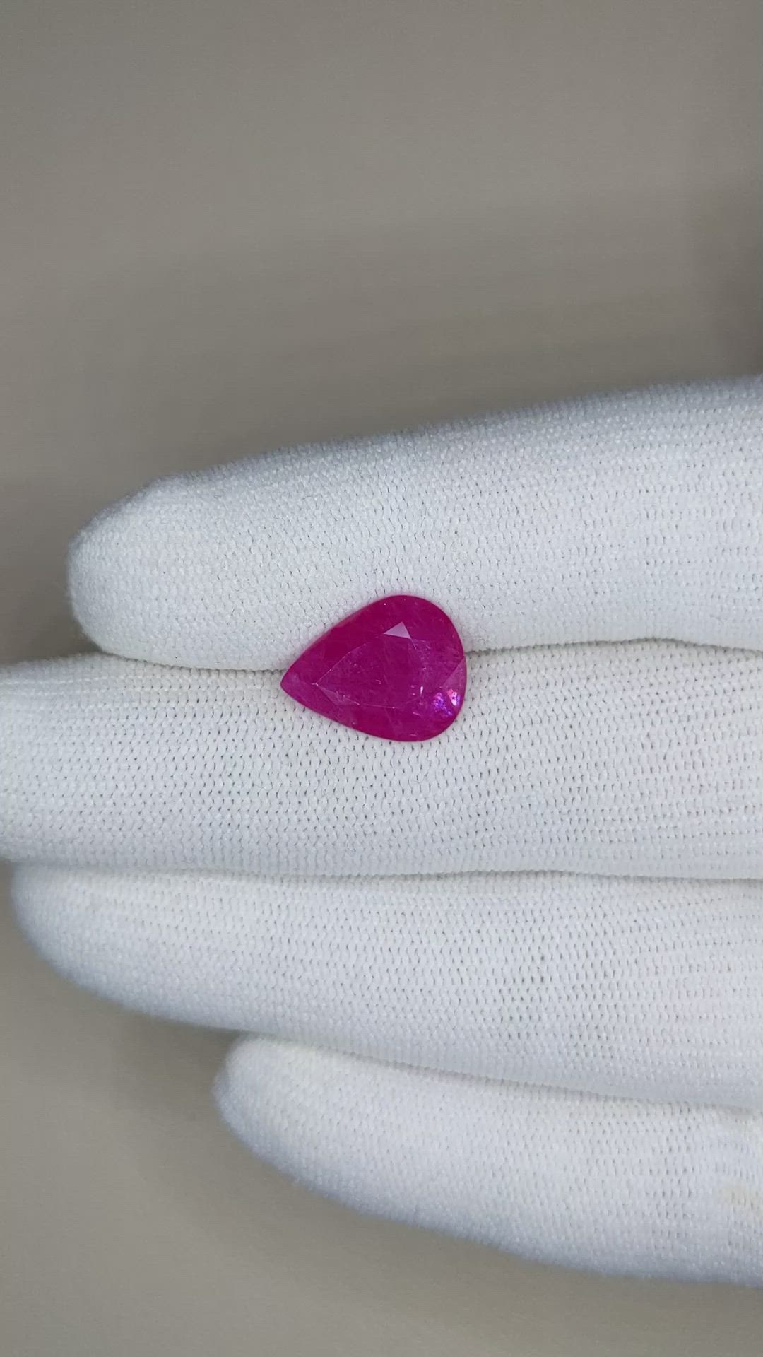 5.96 Ct. Ruby from Mozambique Size Video