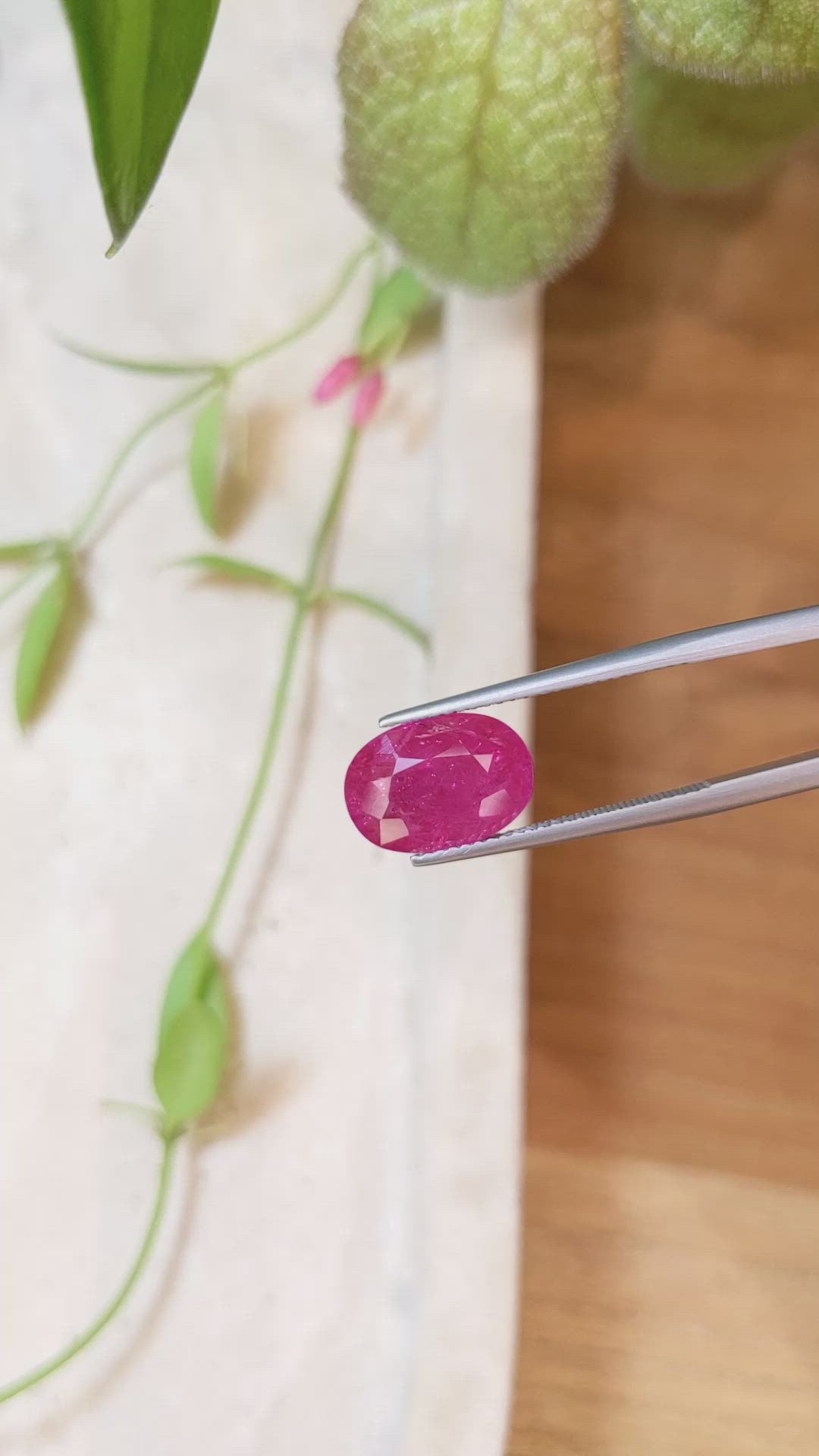 5.07 Ct. Ruby from Mozambique Size Video