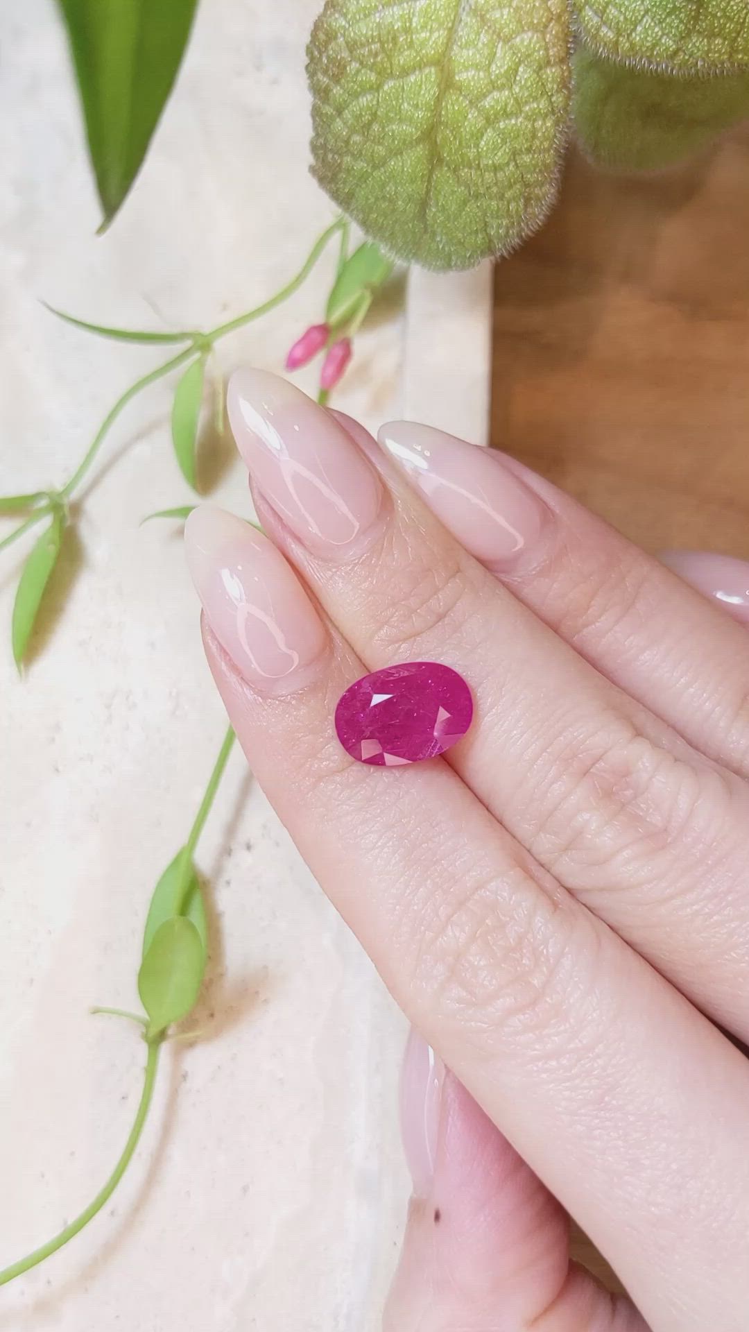 5.07 Ct. Ruby from Mozambique Size Video