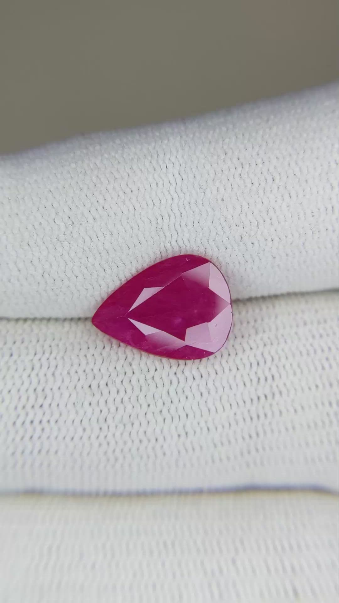 3.99 Ct. Ruby from Mozambique Size Video