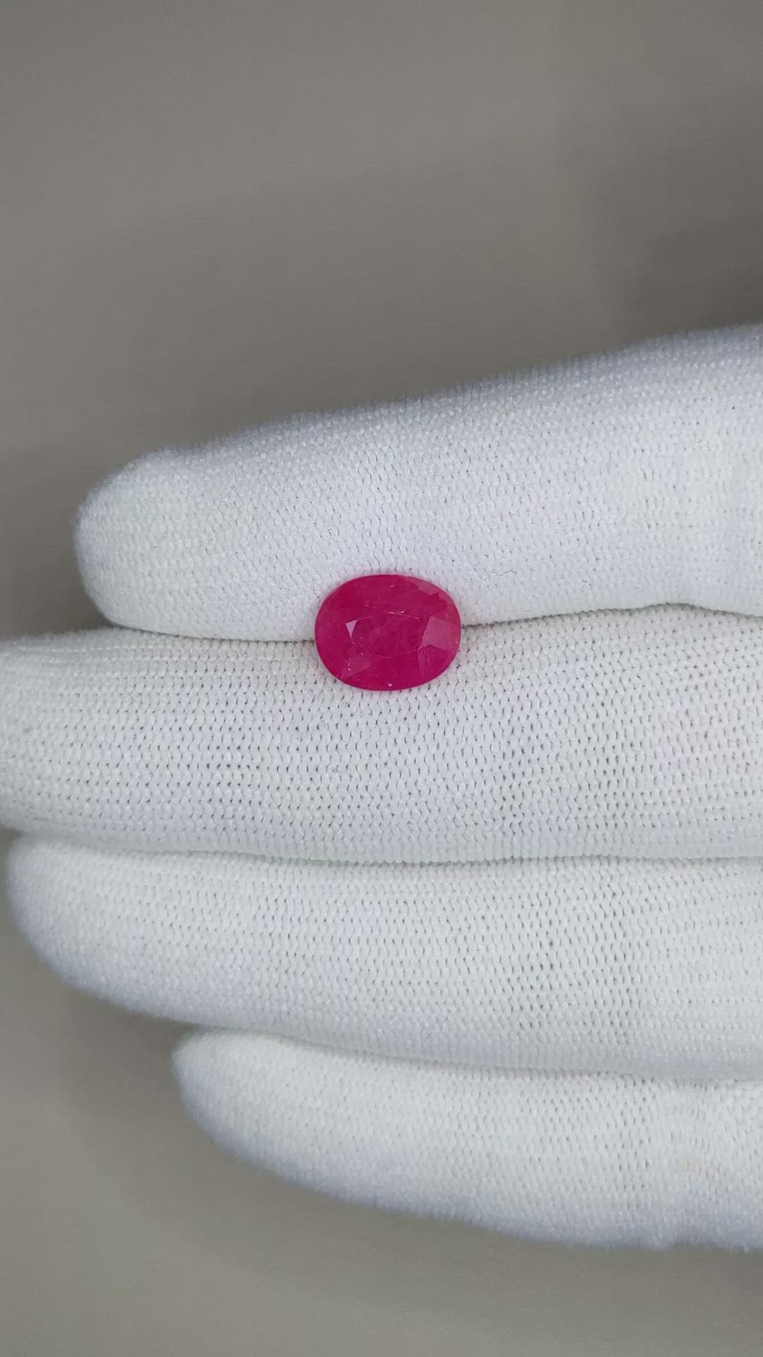 3.88 Ct. Ruby from Mozambique Size Video