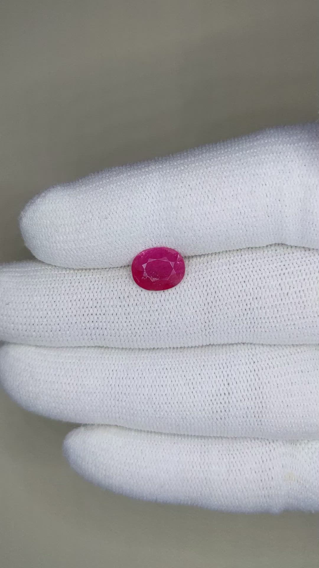 1.78 Ct. Ruby from Mozambique Size Video