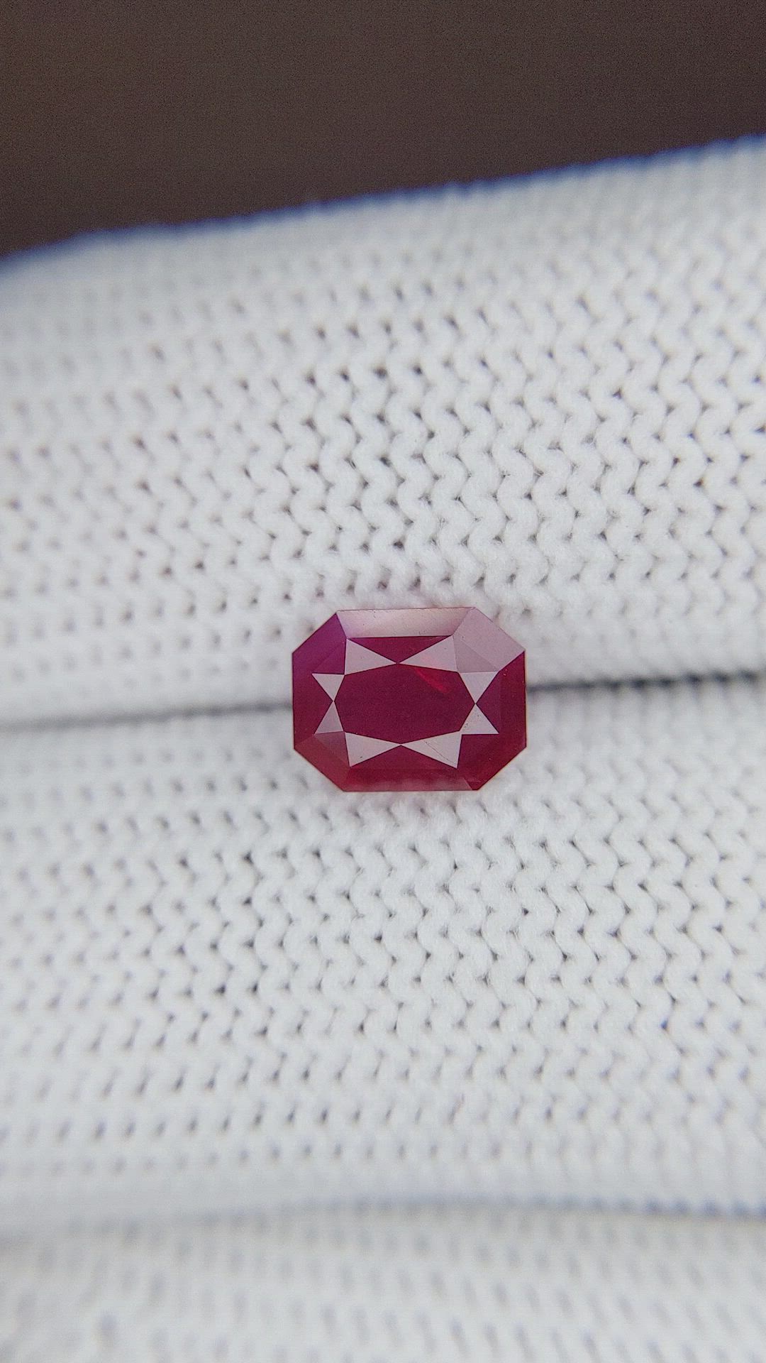 2.34 Ct. Ruby from Tanzania Size Video