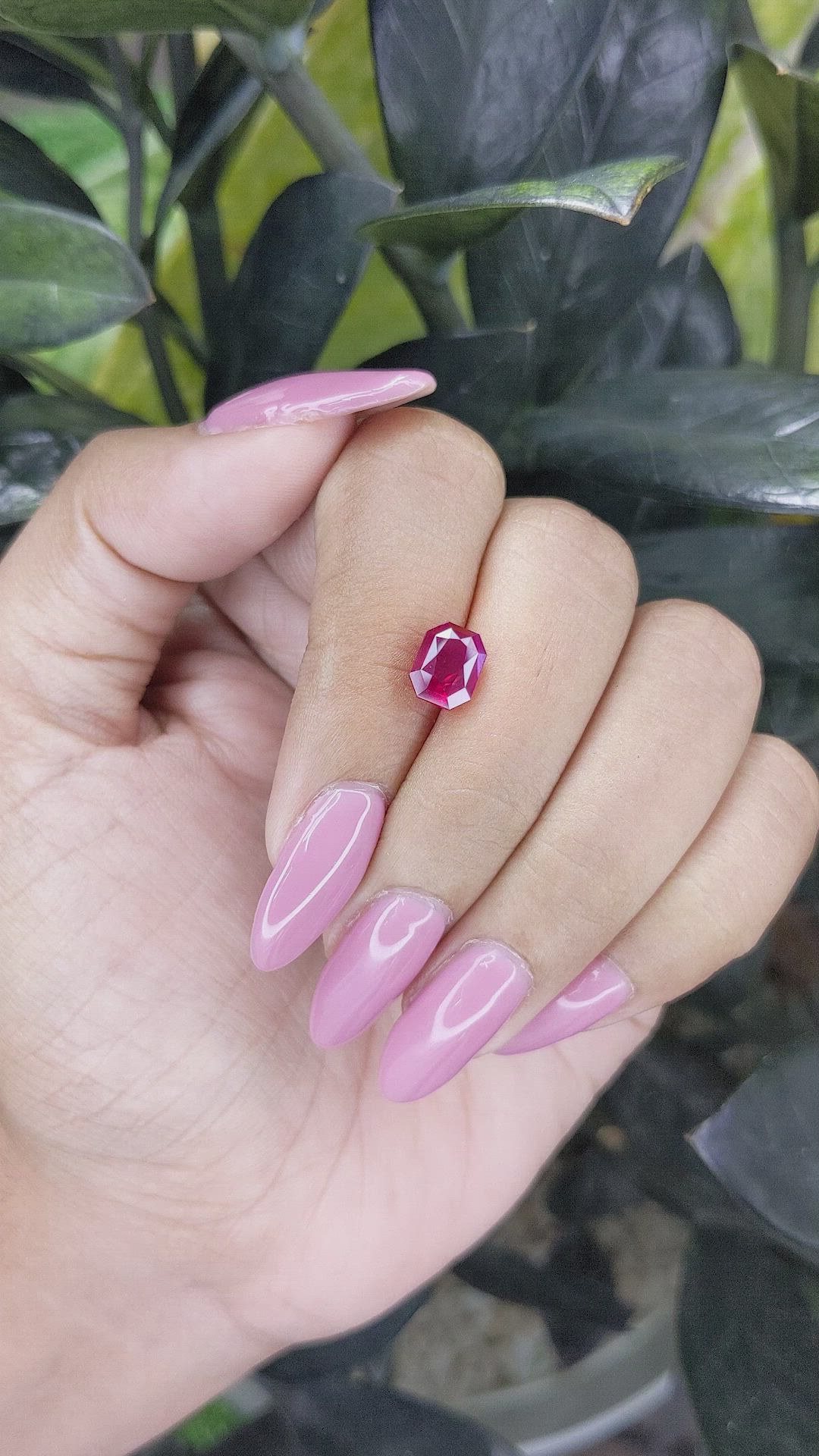 2.34 Ct. Ruby from Tanzania Size Video