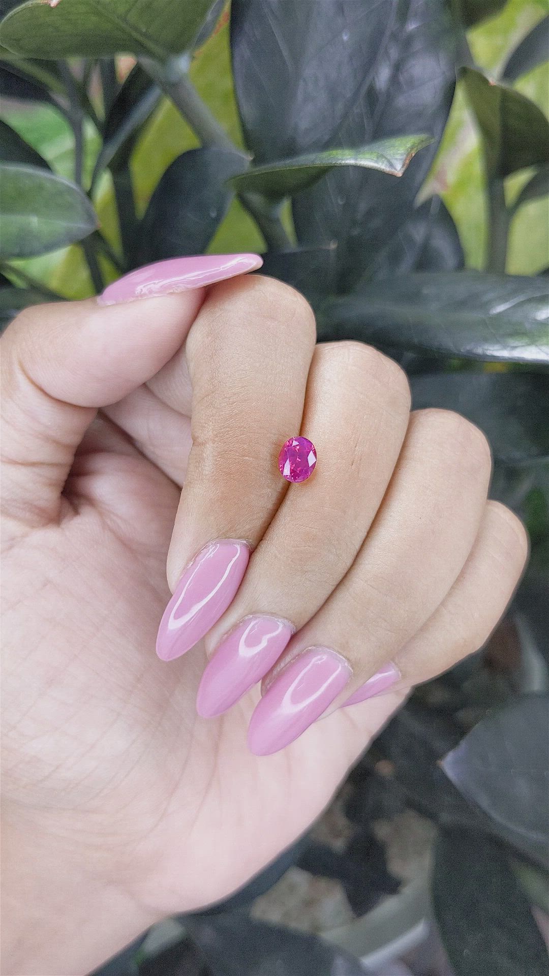 1.07 Ct. Ruby from Tanzania Size Video