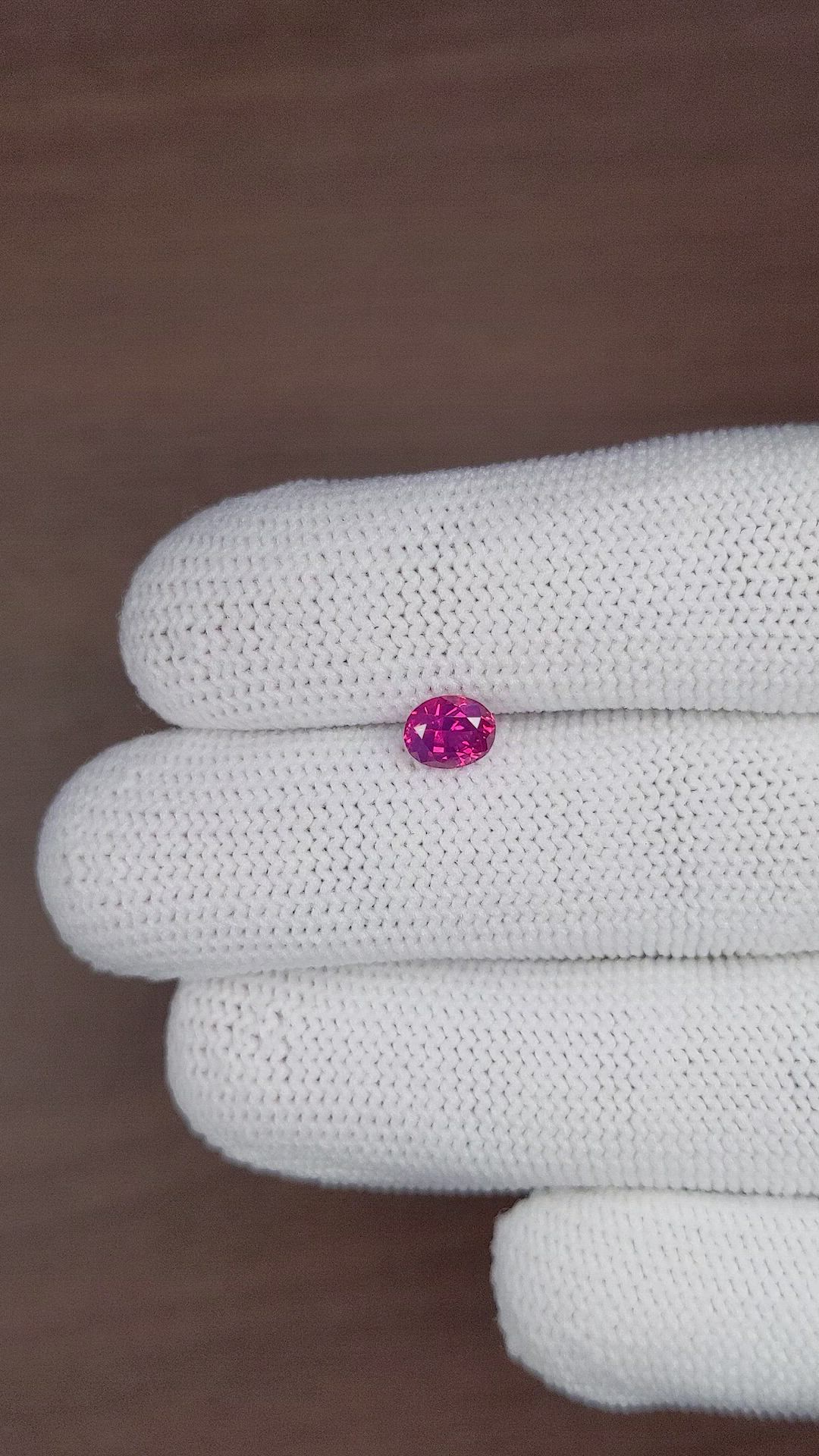 1.07 Ct. Ruby from Tanzania Size Video