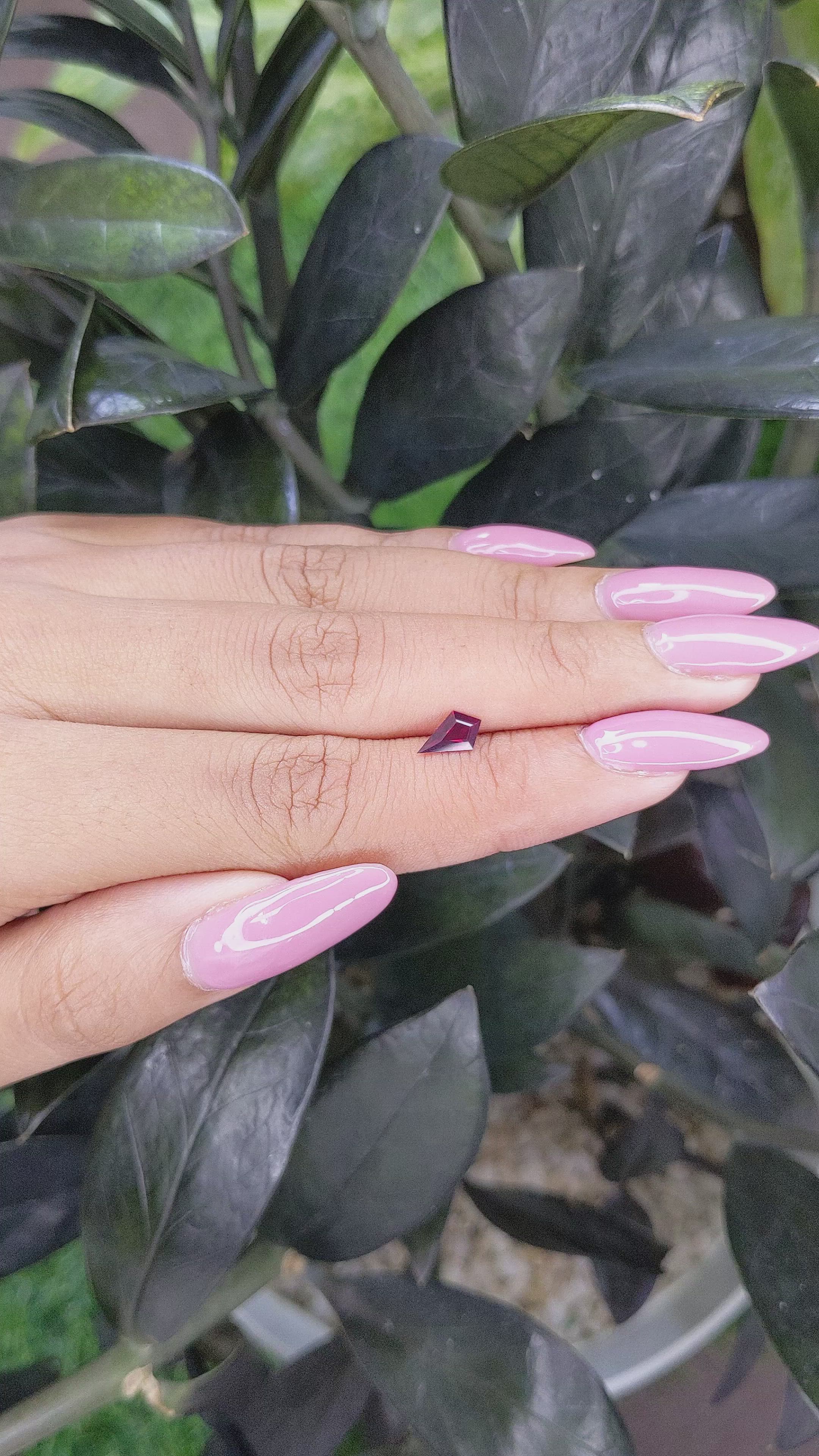 0.45 Ct. Ruby from Madagascar Size Video