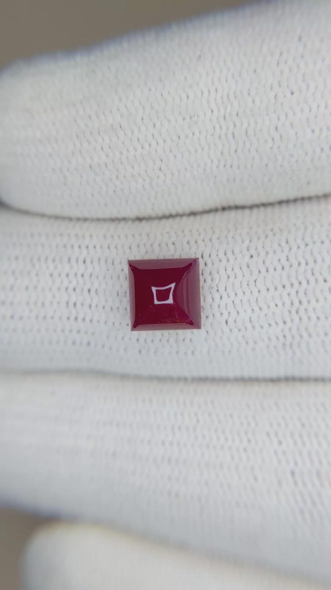 2.67 Ct. Cabochon Ruby from Mozambique Size Video