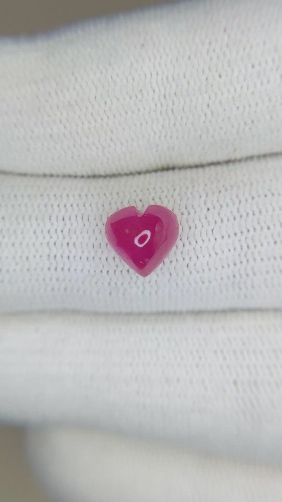 3.05 Ct. Cabochon Ruby from Mozambique Size Video