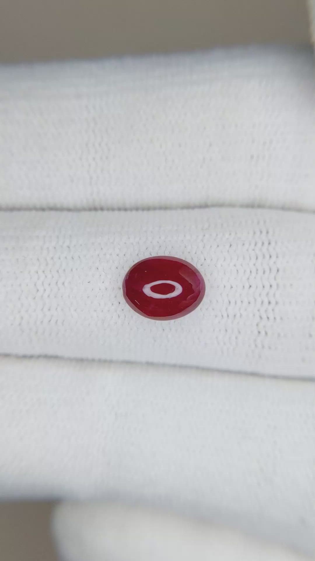 1.43 Ct. Cabochon Ruby from Mozambique Size Video