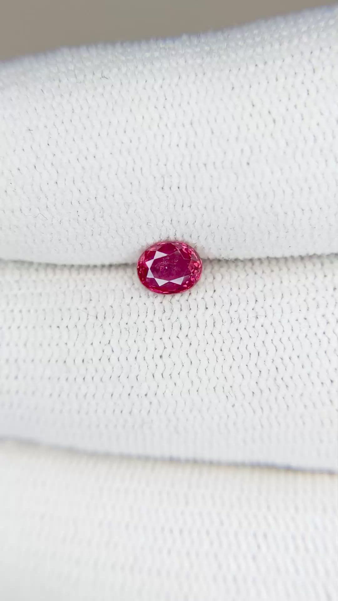 0.47 Ct. Ruby from Burma (Myanmar) Size Video