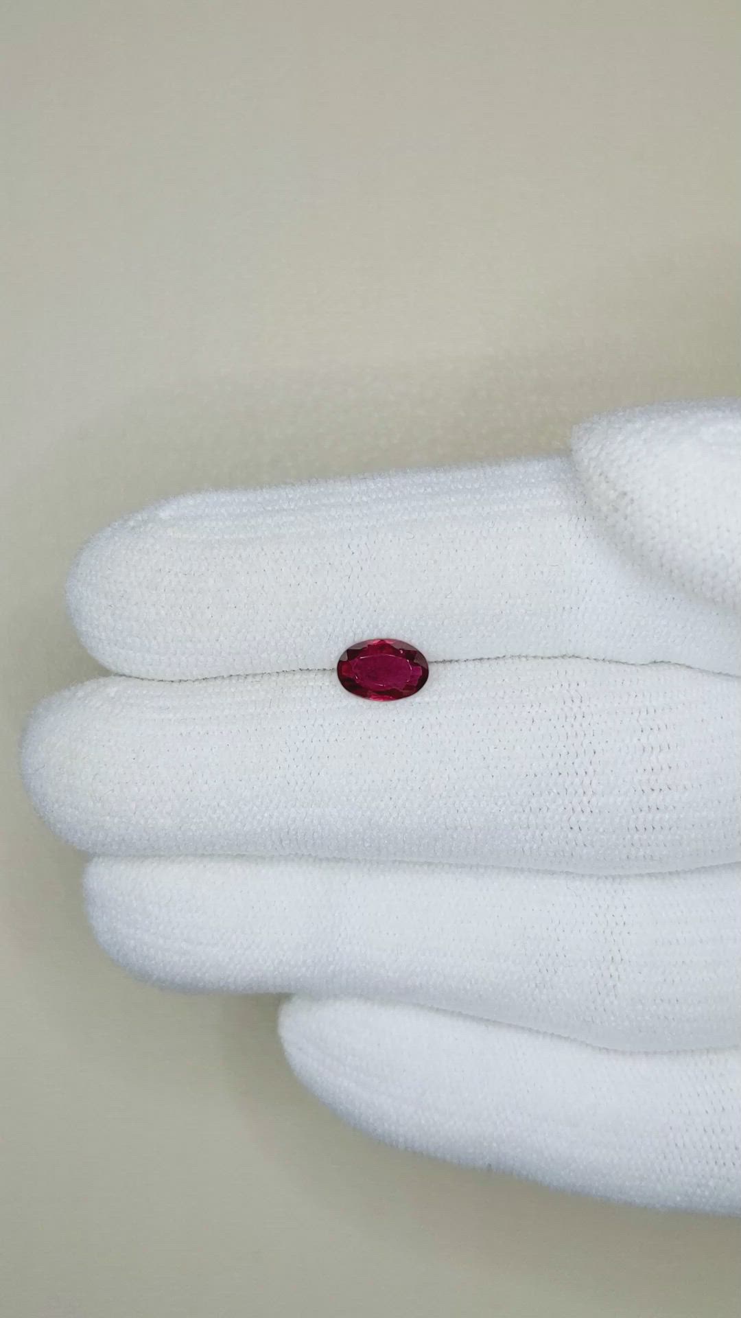 0.65 Ct. Ruby from Thailand Size Video