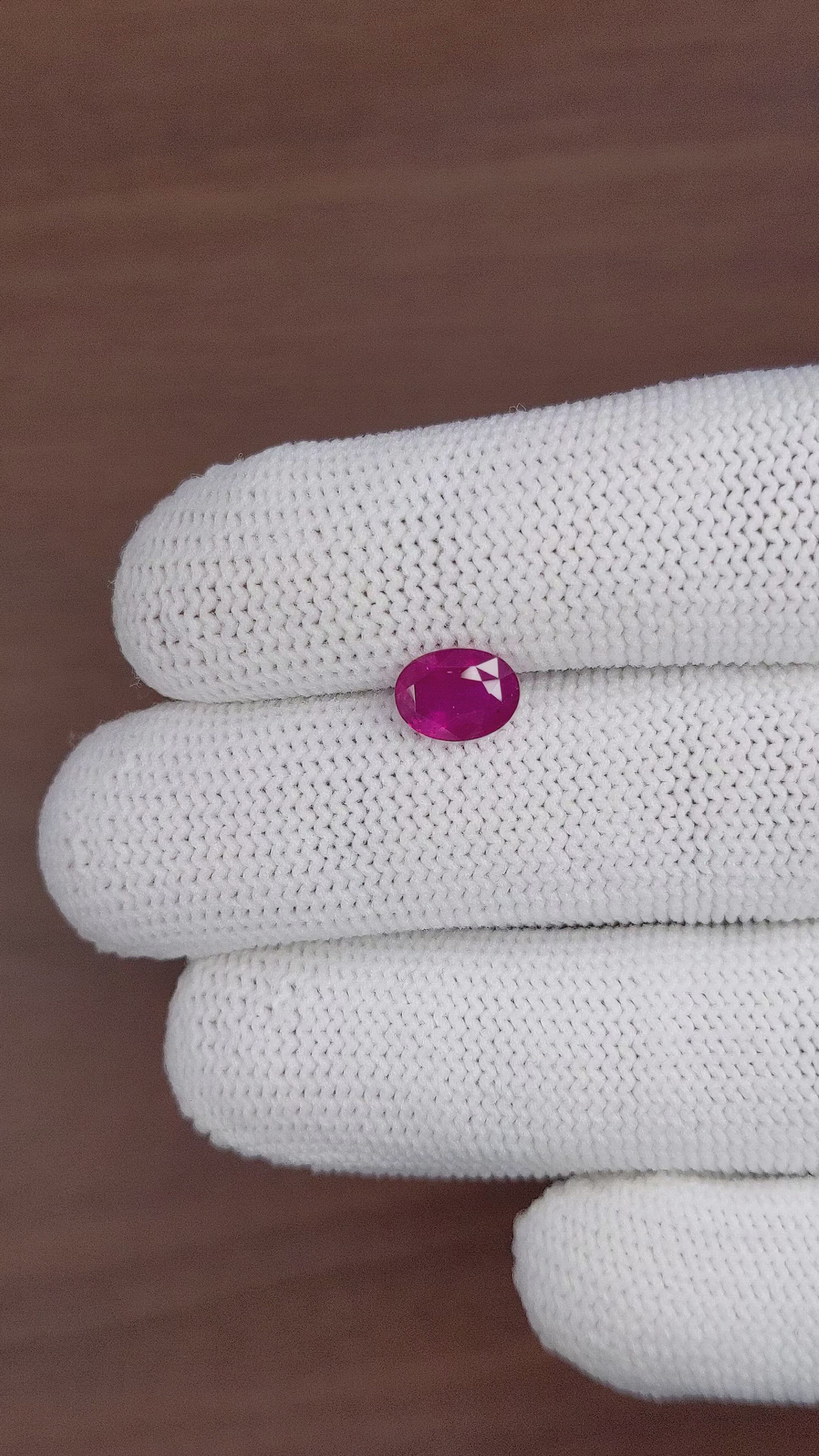 1.61 Ct. Ruby from Madagascar Size Video