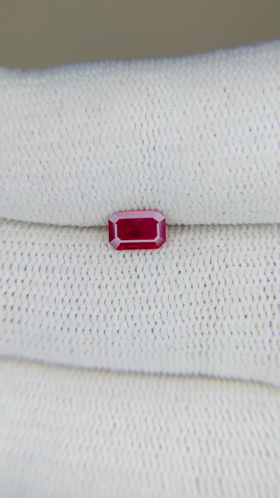 0.55 Ct. Ruby from Mozambique Size Video