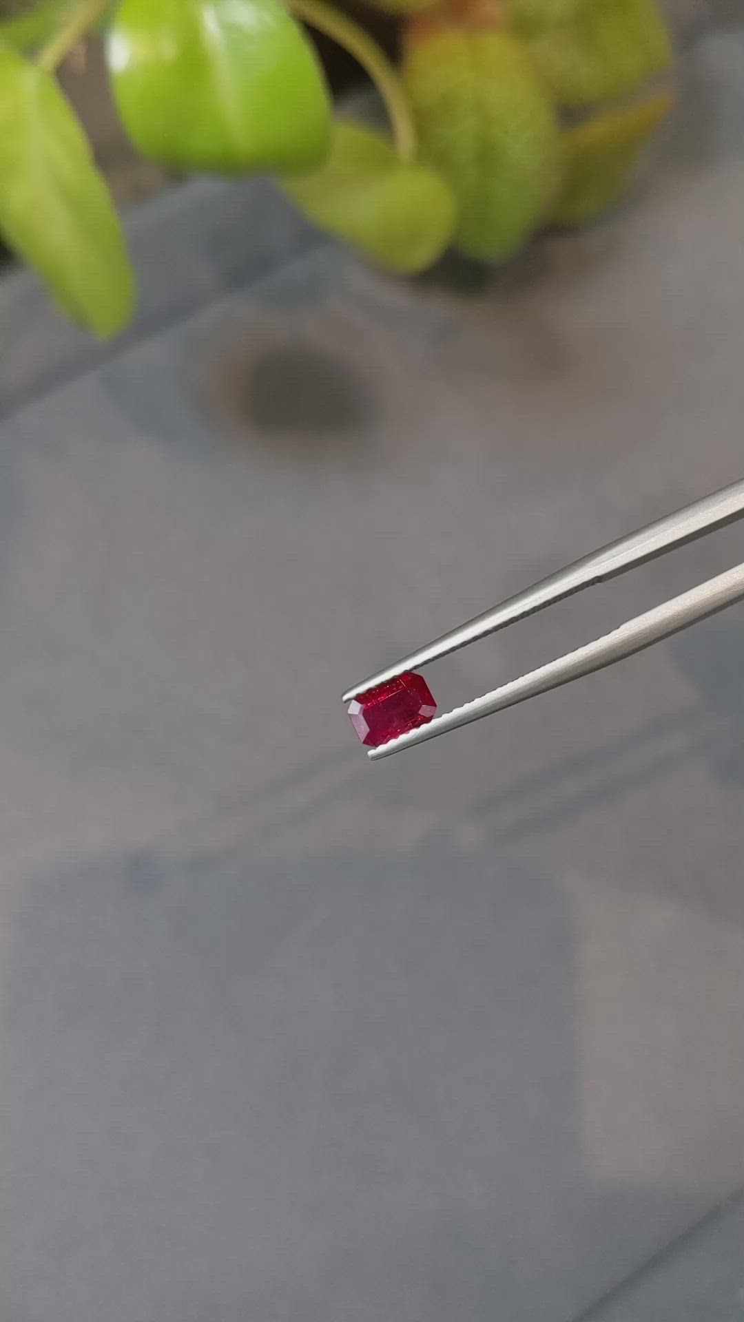 0.55 Ct. Ruby from Mozambique Size Video