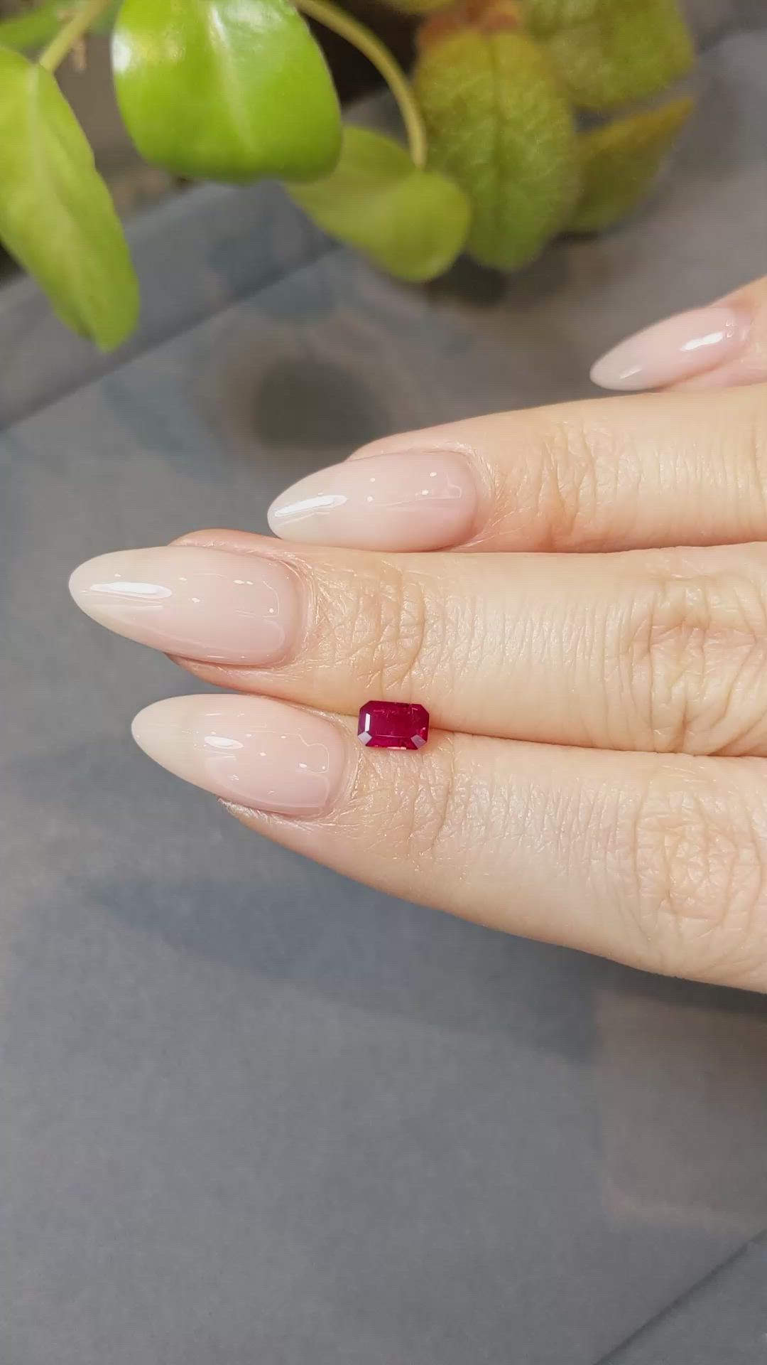 0.55 Ct. Ruby from Mozambique Size Video