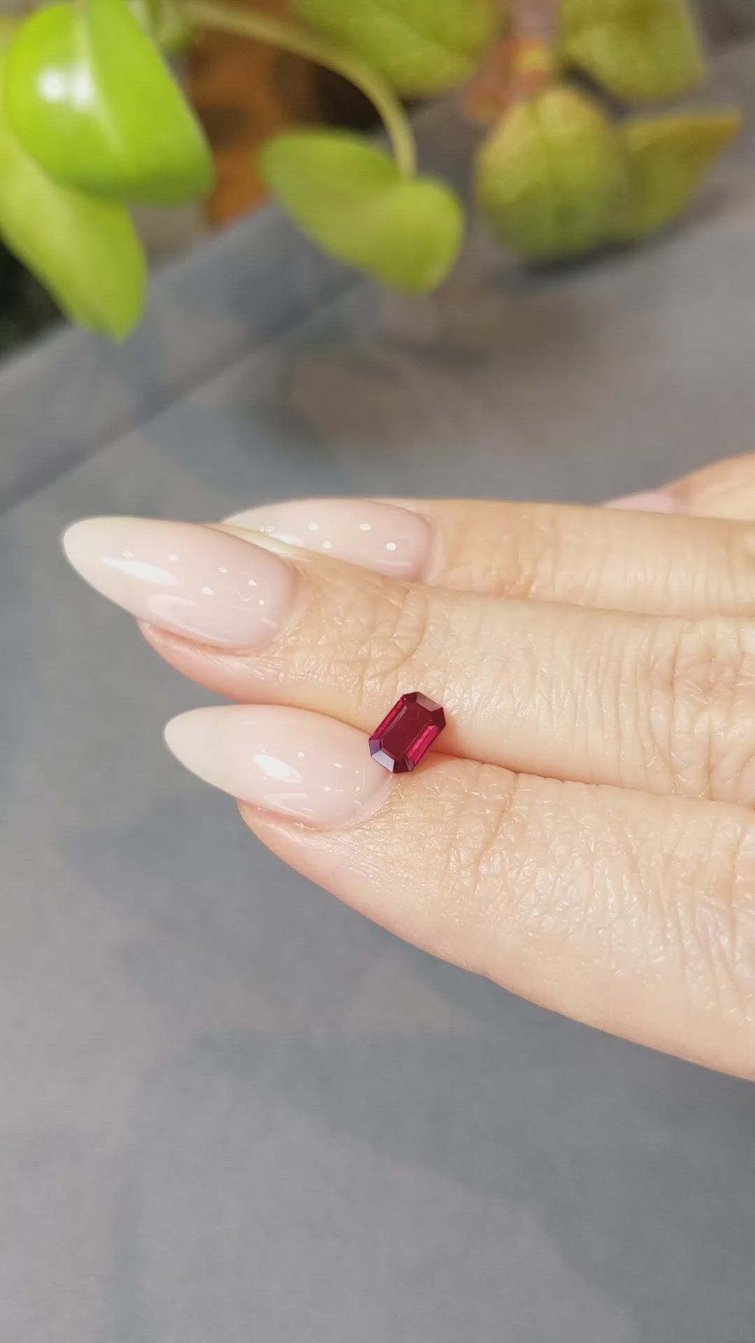 0.56 Ct. Ruby from Mozambique Size Video
