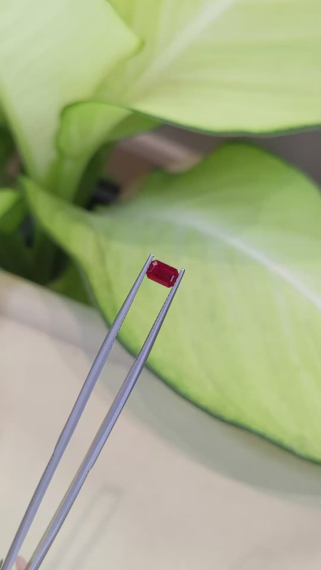 0.60 Ct. Ruby from Mozambique Size Video