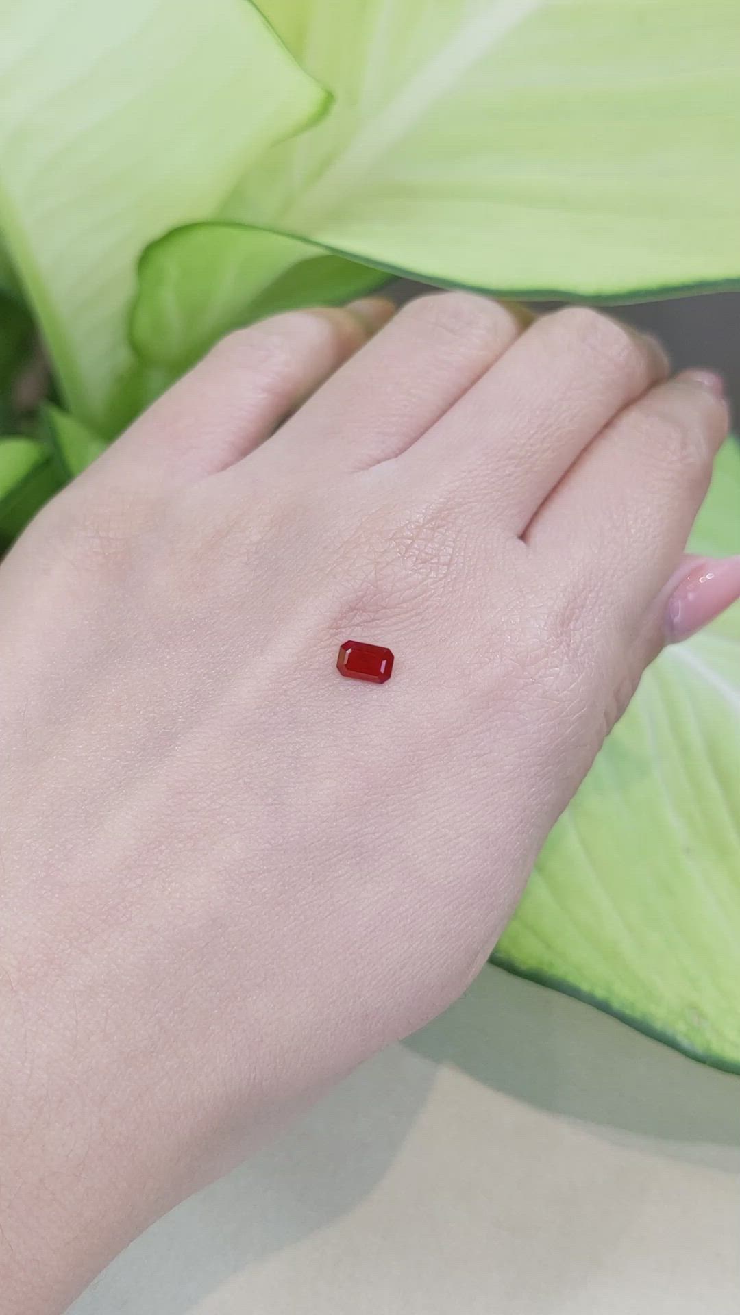 0.60 Ct. Ruby from Mozambique Size Video