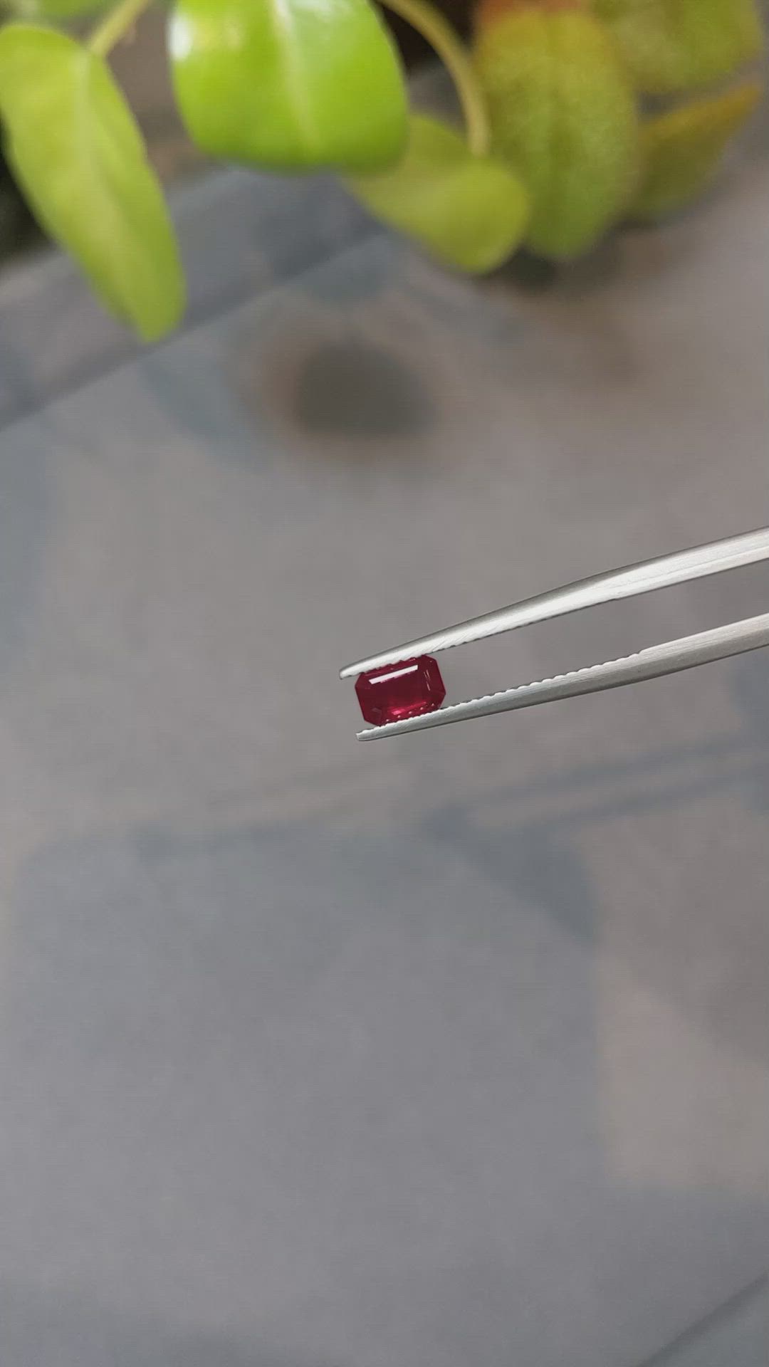 0.65 Ct. Ruby from Mozambique Size Video