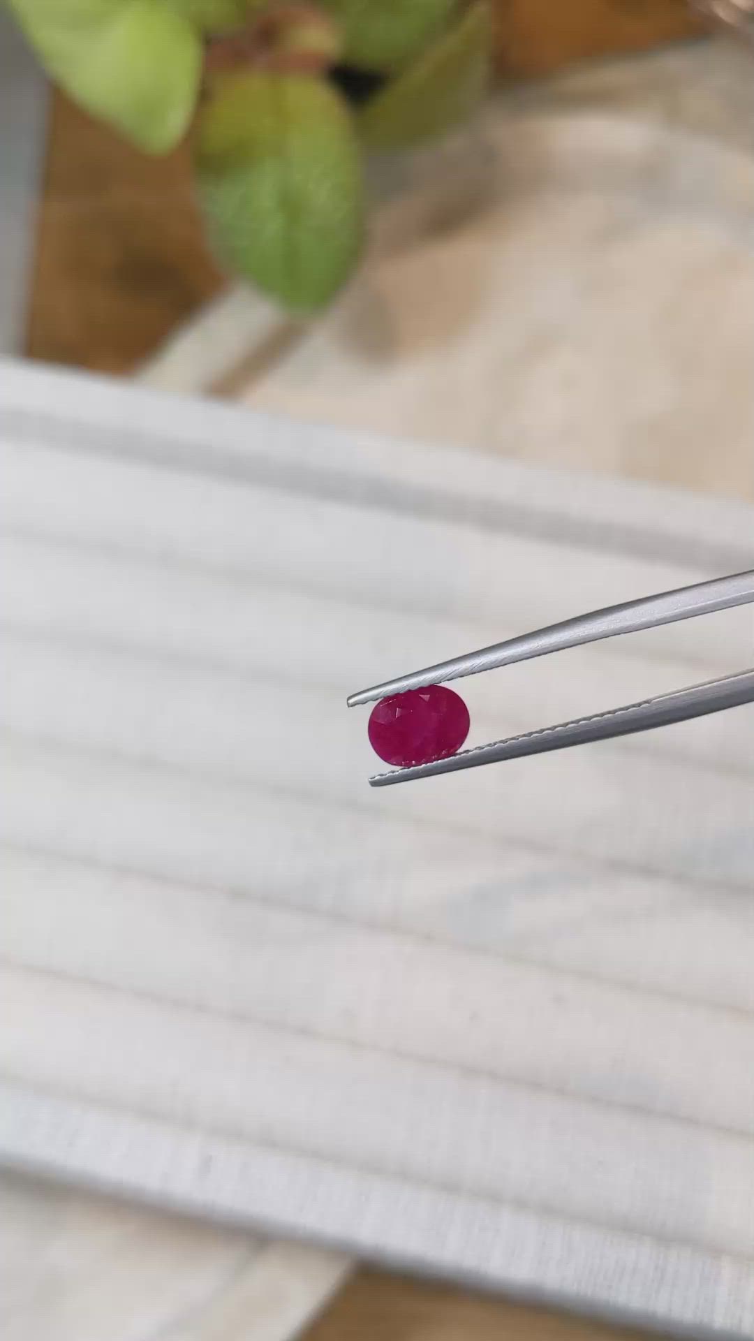 1.35 Ct. Ruby from Burma (Myanmar) Size Video