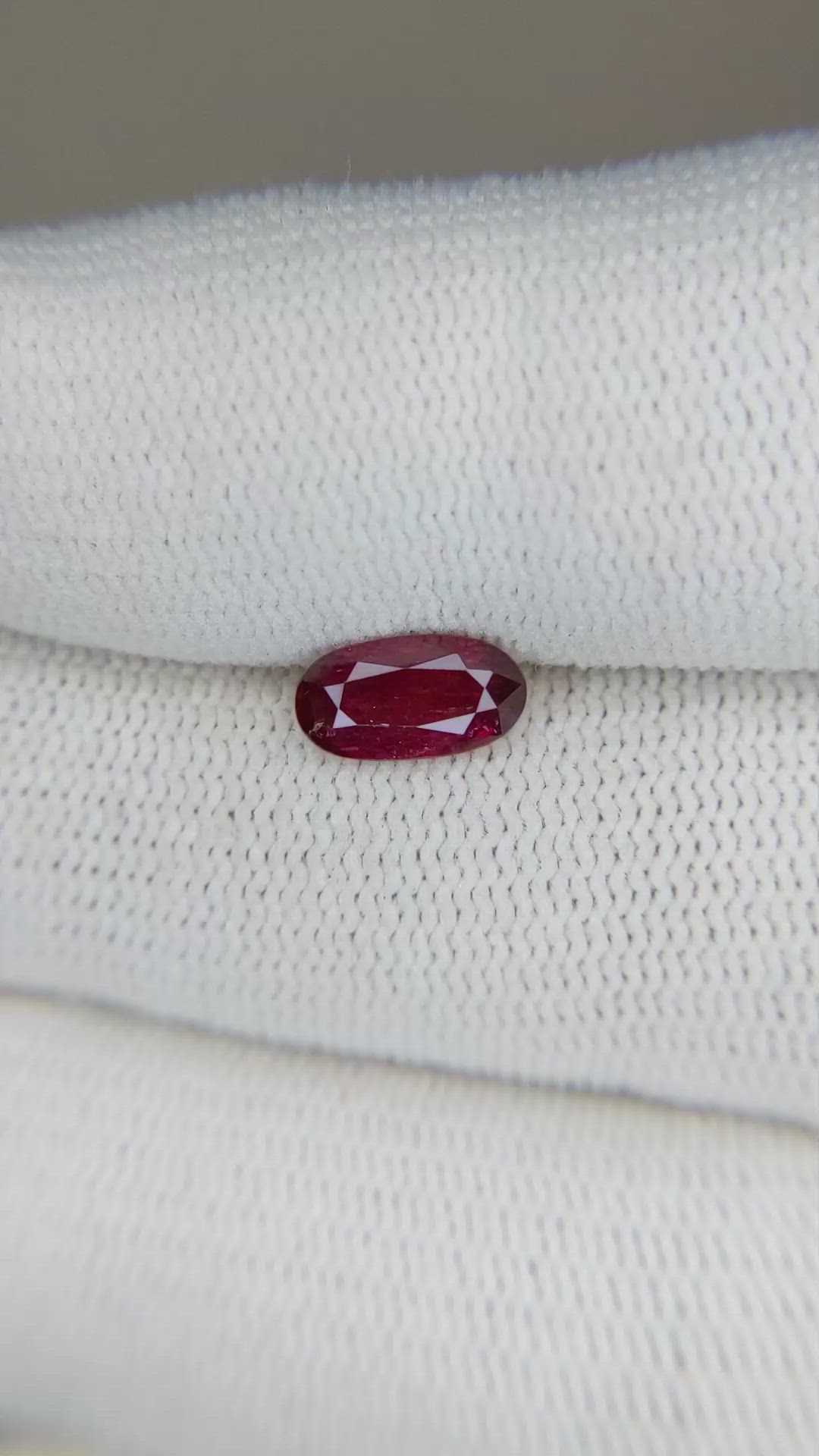 1.04 Ct. Ruby from Thailand Size Video
