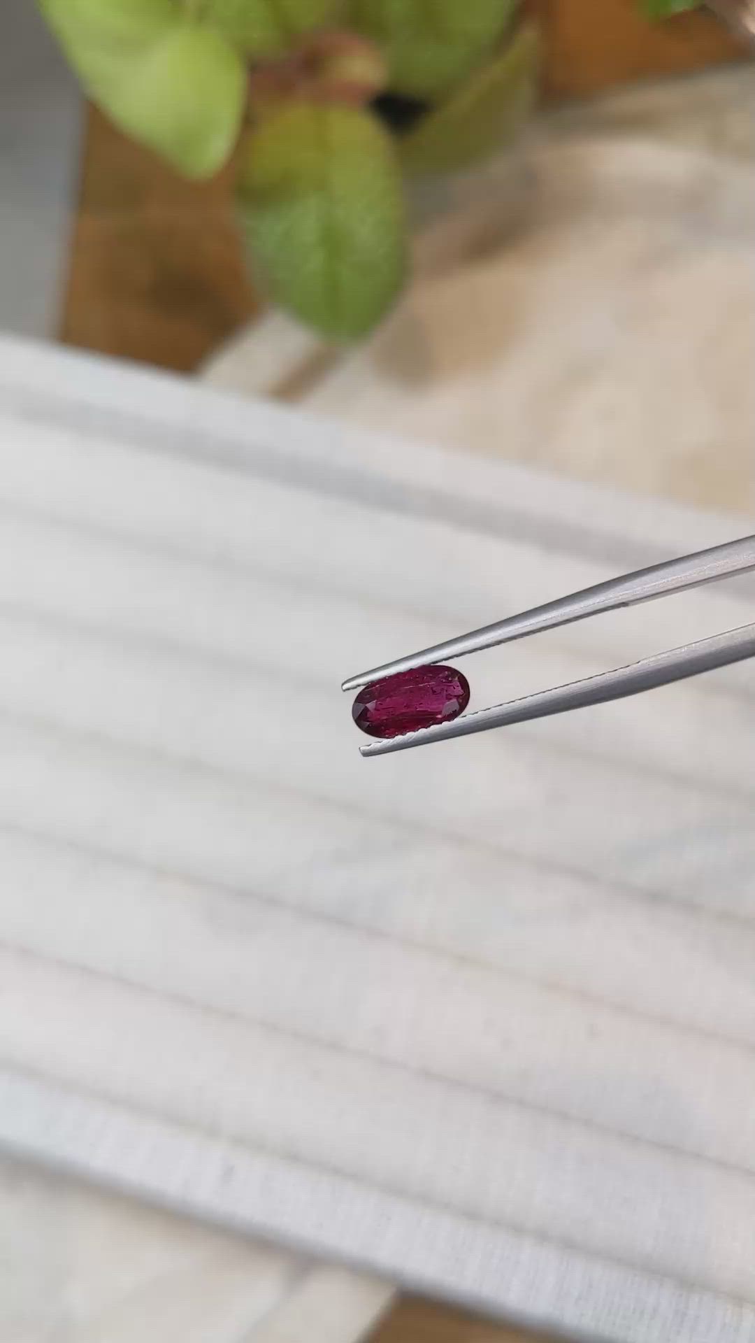 1.04 Ct. Ruby from Thailand Size Video