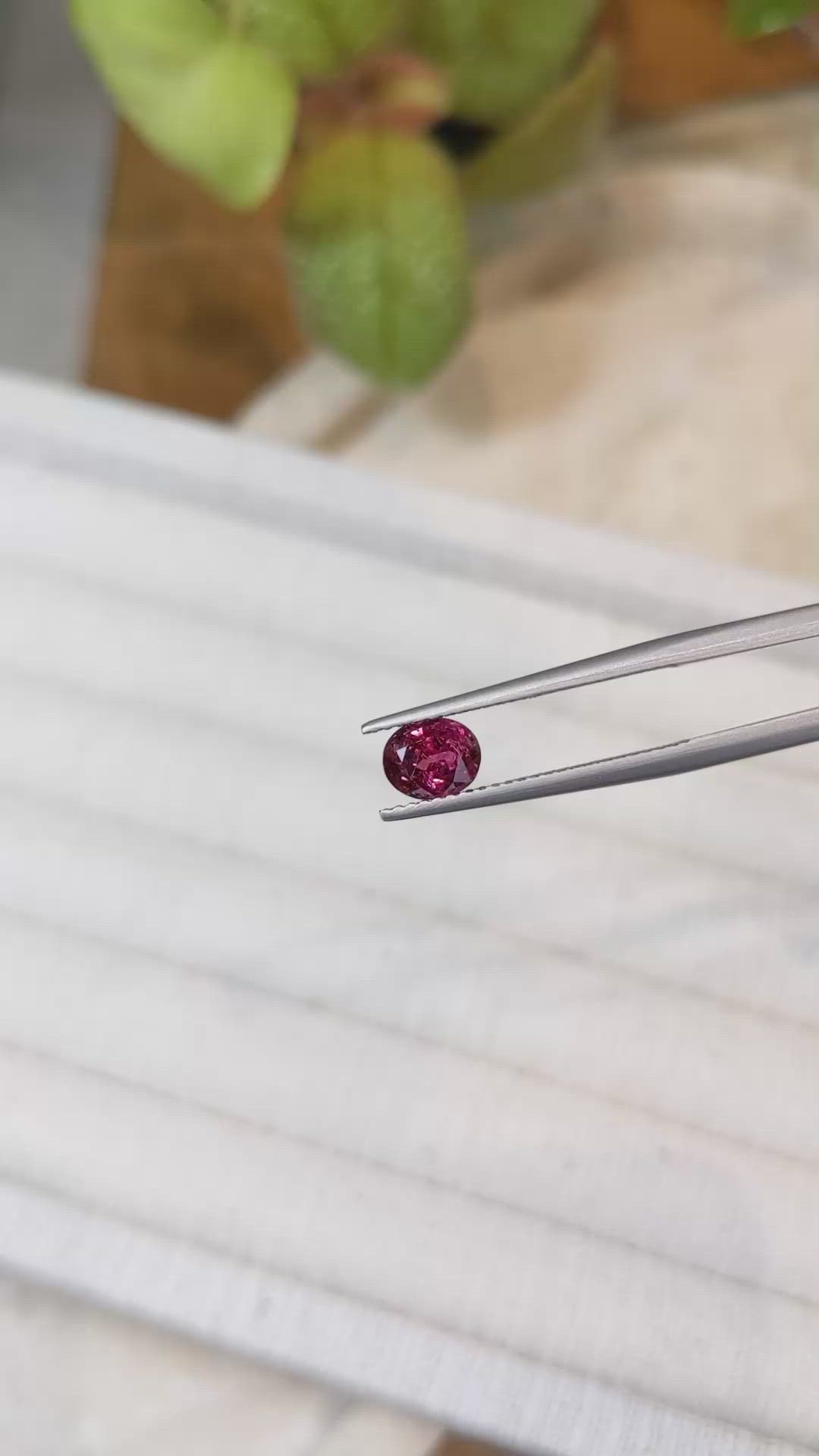 1.34 Ct. Ruby from Mozambique Size Video