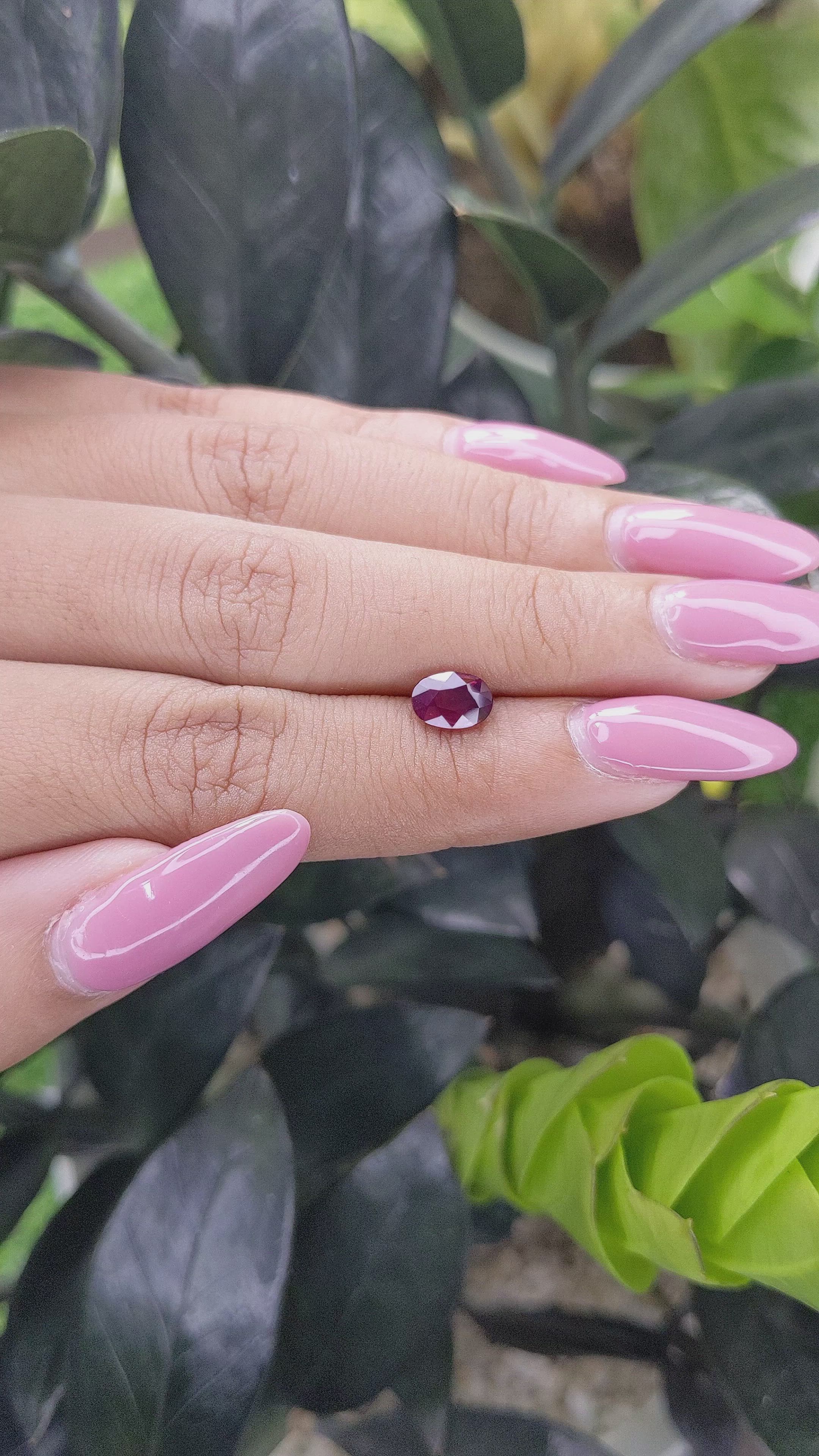 1.20 Ct. Ruby from Burma (Myanmar) Size Video