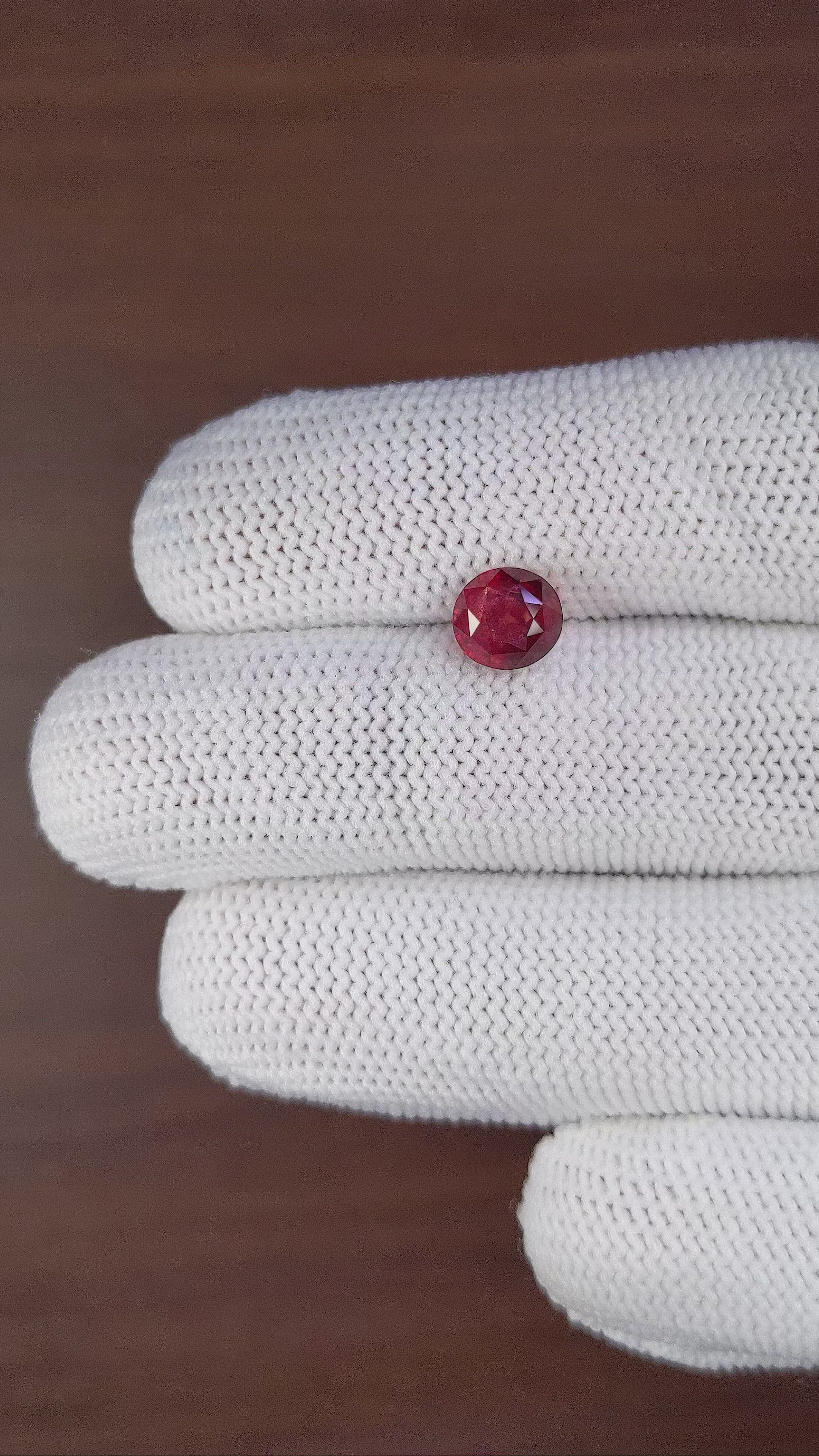 2.25 Ct. Ruby from Tanzania Size Video