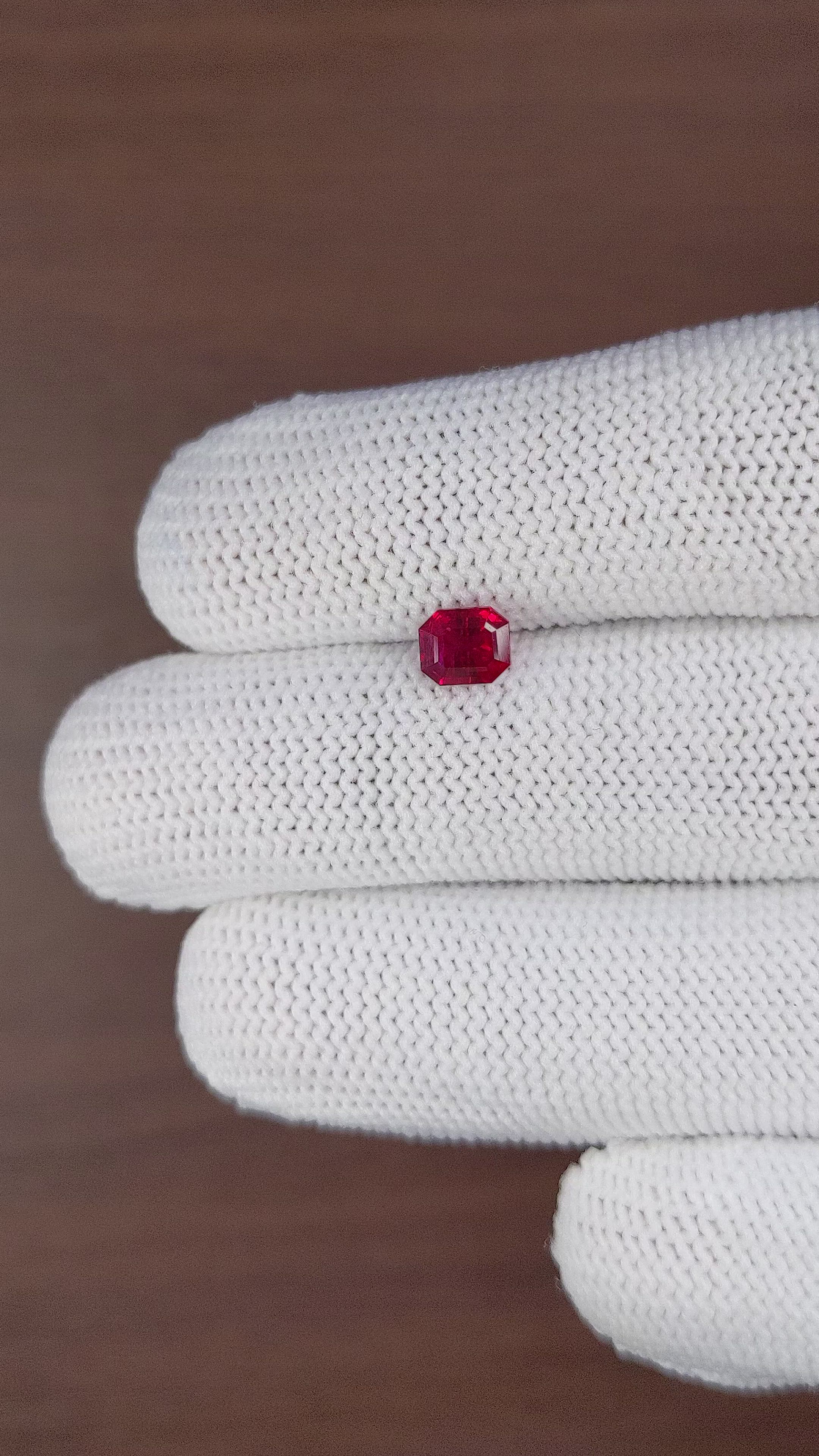 1.10 Ct. Ruby from Tanzania Size Video