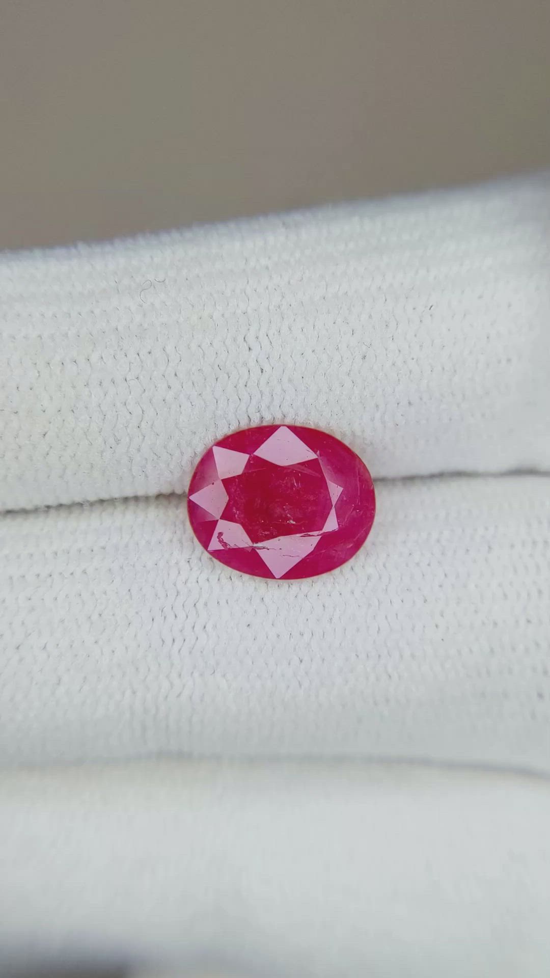 1.85 Ct. Ruby from Burma (Myanmar) Size Video