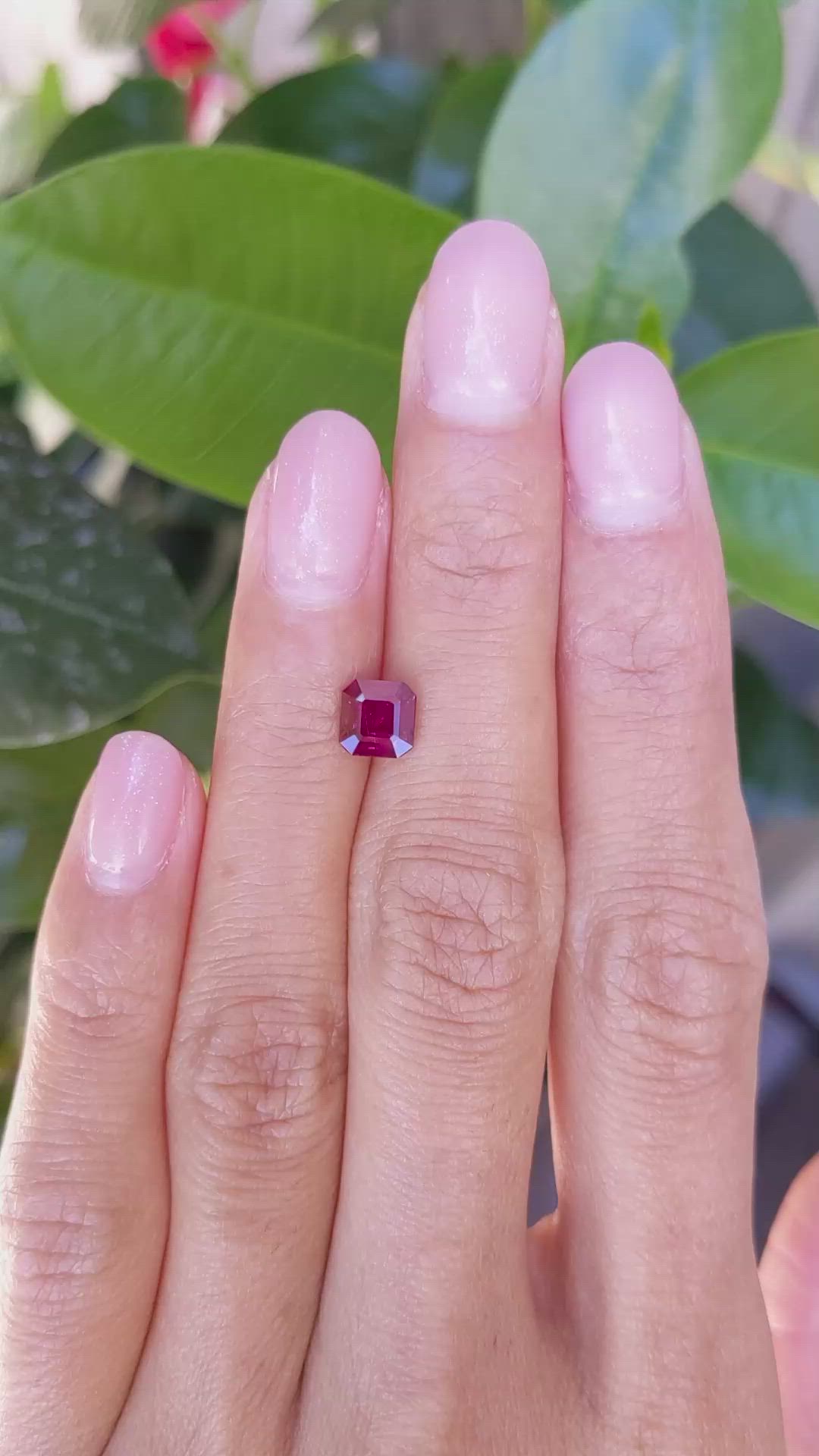 1.21 Ct. Ruby from Mozambique Size Video