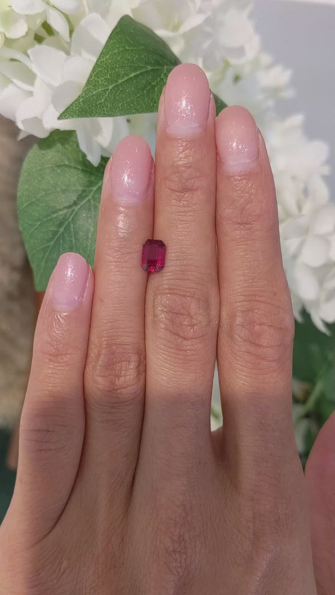 1.15 Ct. Ruby from Mozambique Size Video