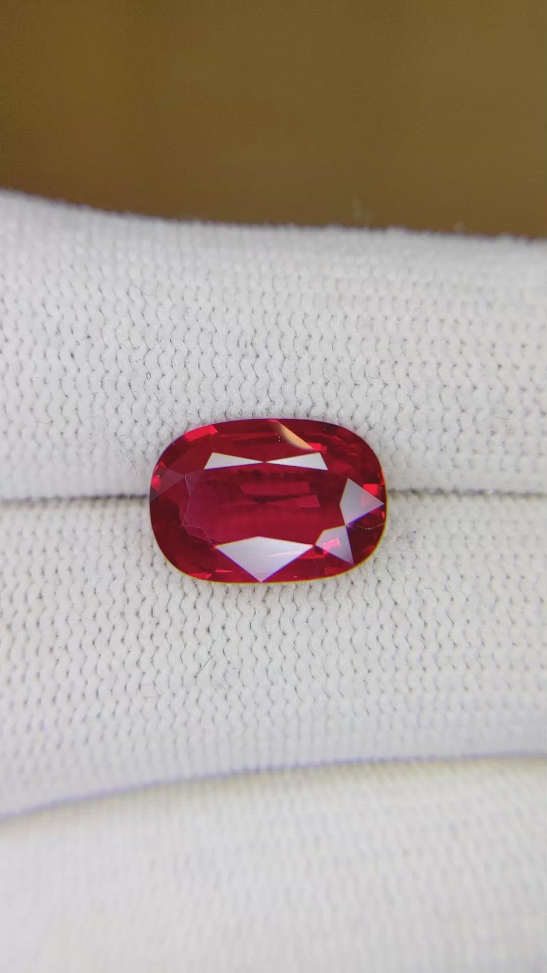 5.01 Ct. Ruby from Mozambique Size Video