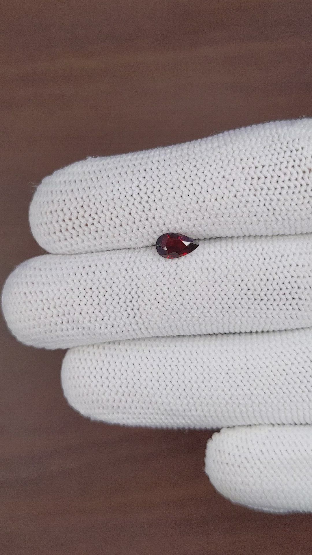 0.64 Ct. Ruby from Madagascar Size Video
