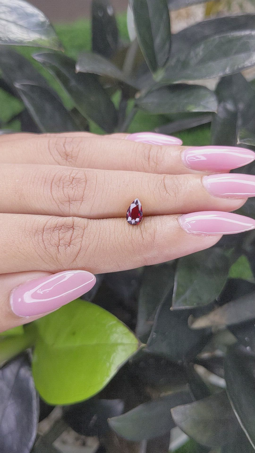 0.64 Ct. Ruby from Madagascar Size Video