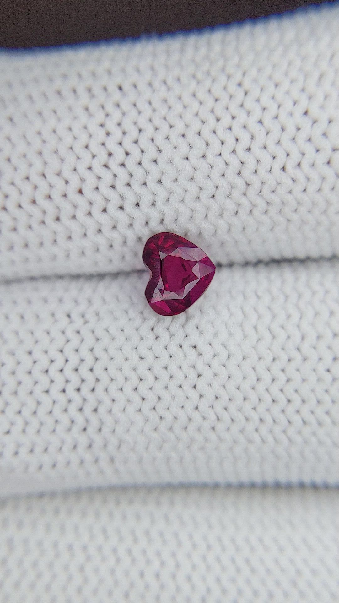 1.00 Ct. Ruby from Tanzania Size Video