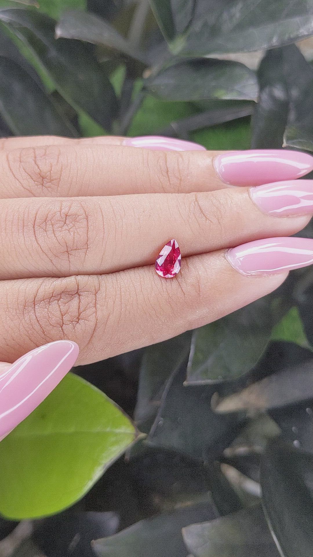 0.71 Ct. Ruby from Madagascar Size Video