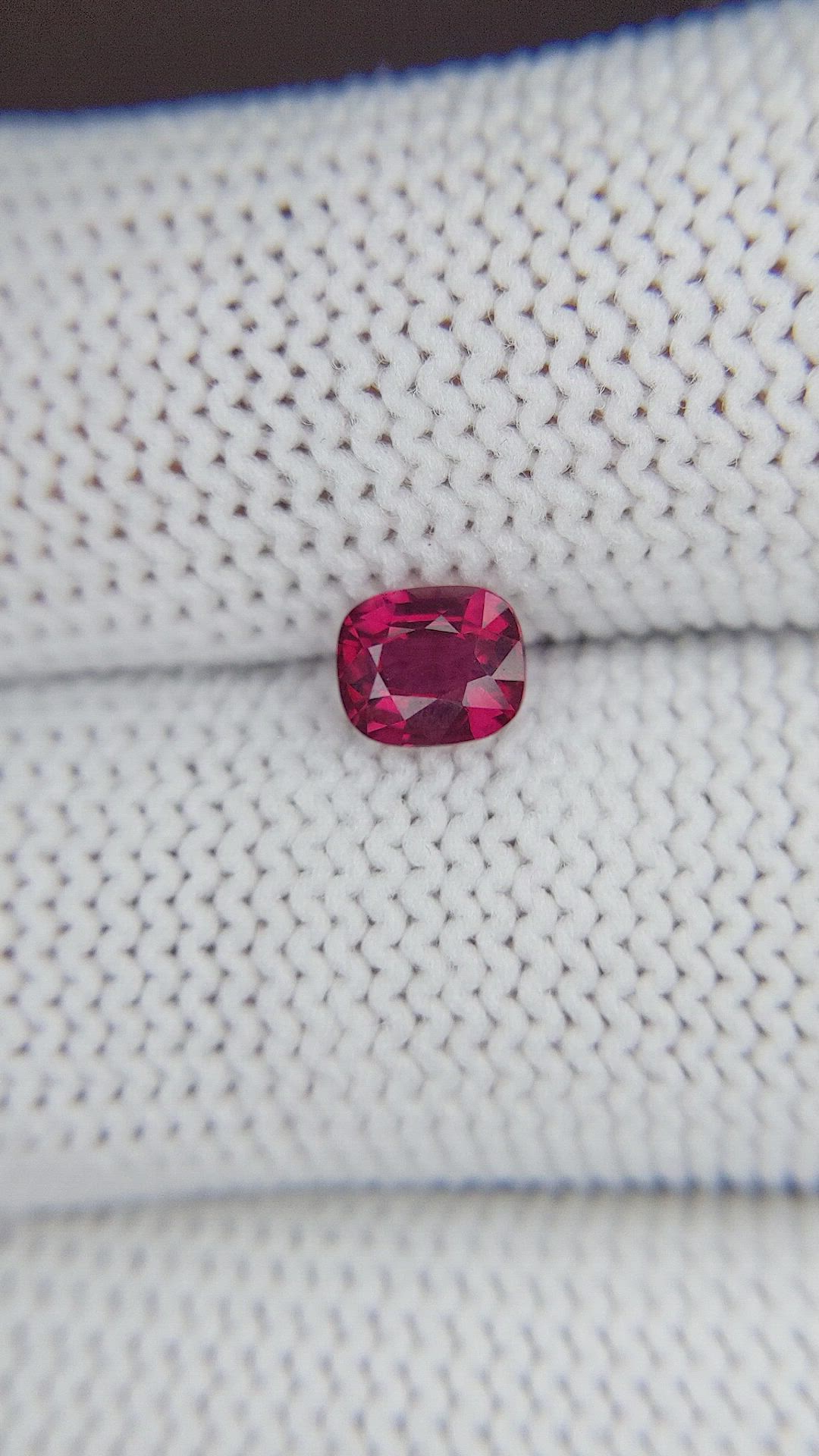 0.81 Ct. Ruby from Tanzania Size Video