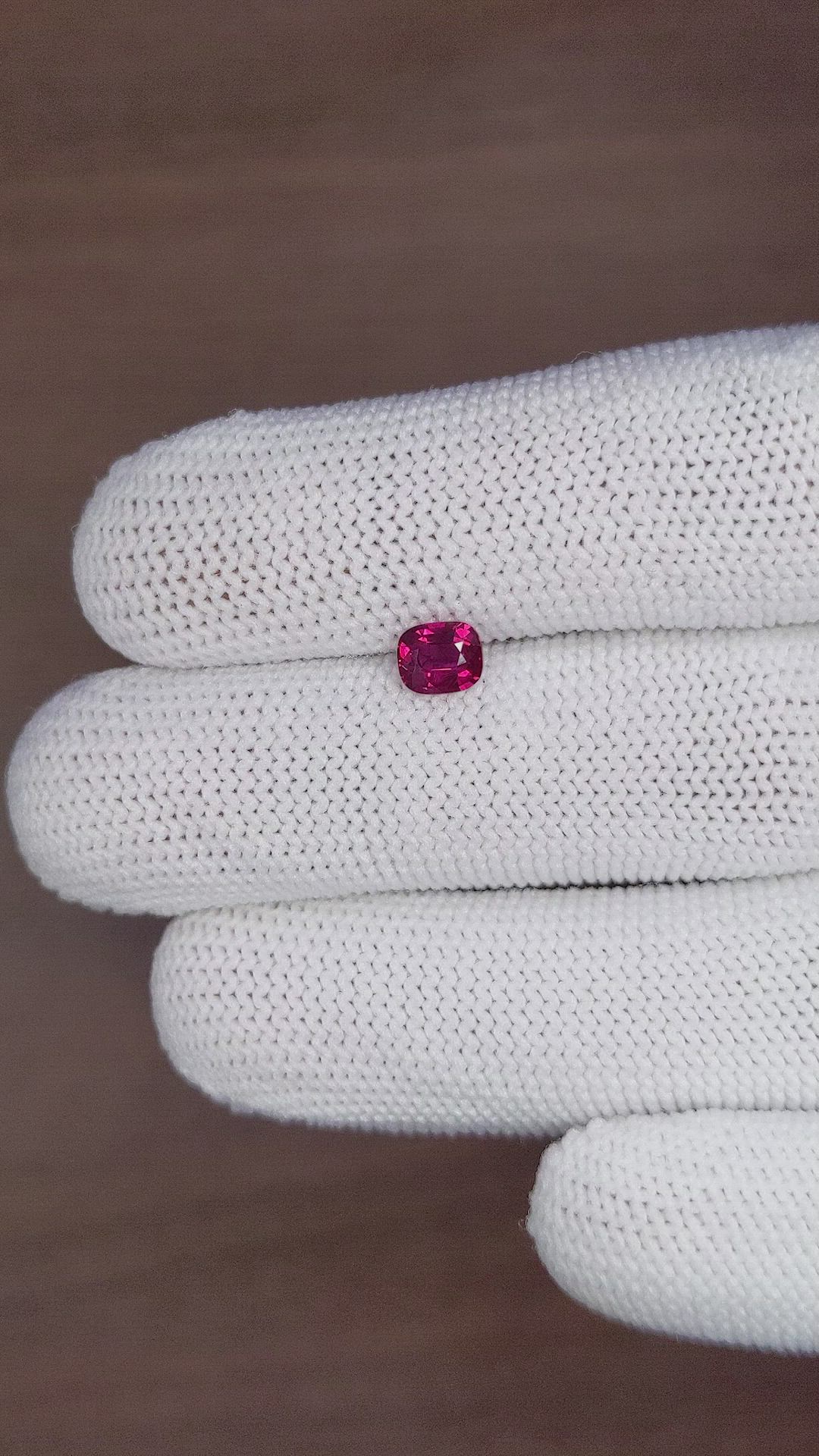 0.81 Ct. Ruby from Tanzania Size Video