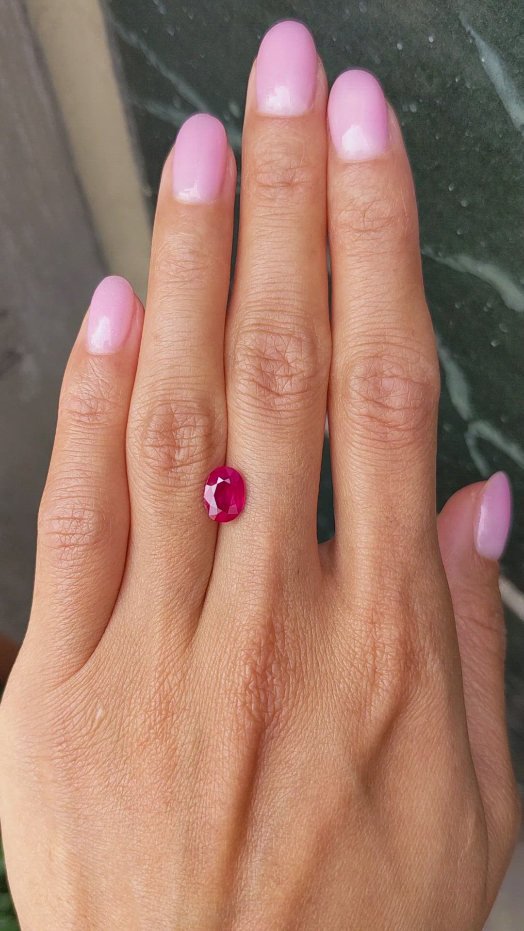 1.97 Ct. Ruby from Burma (Myanmar) Size Video