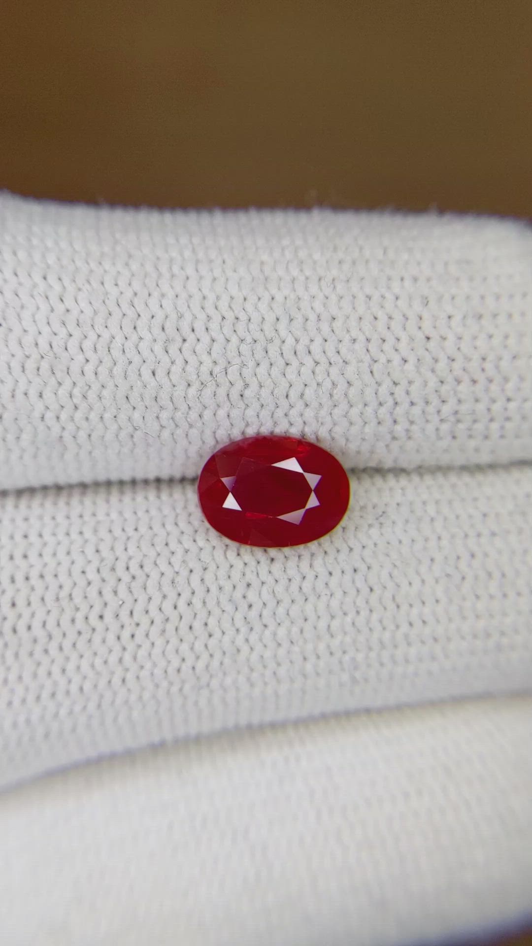 1.97 Ct. Ruby from Burma (Myanmar) Size Video