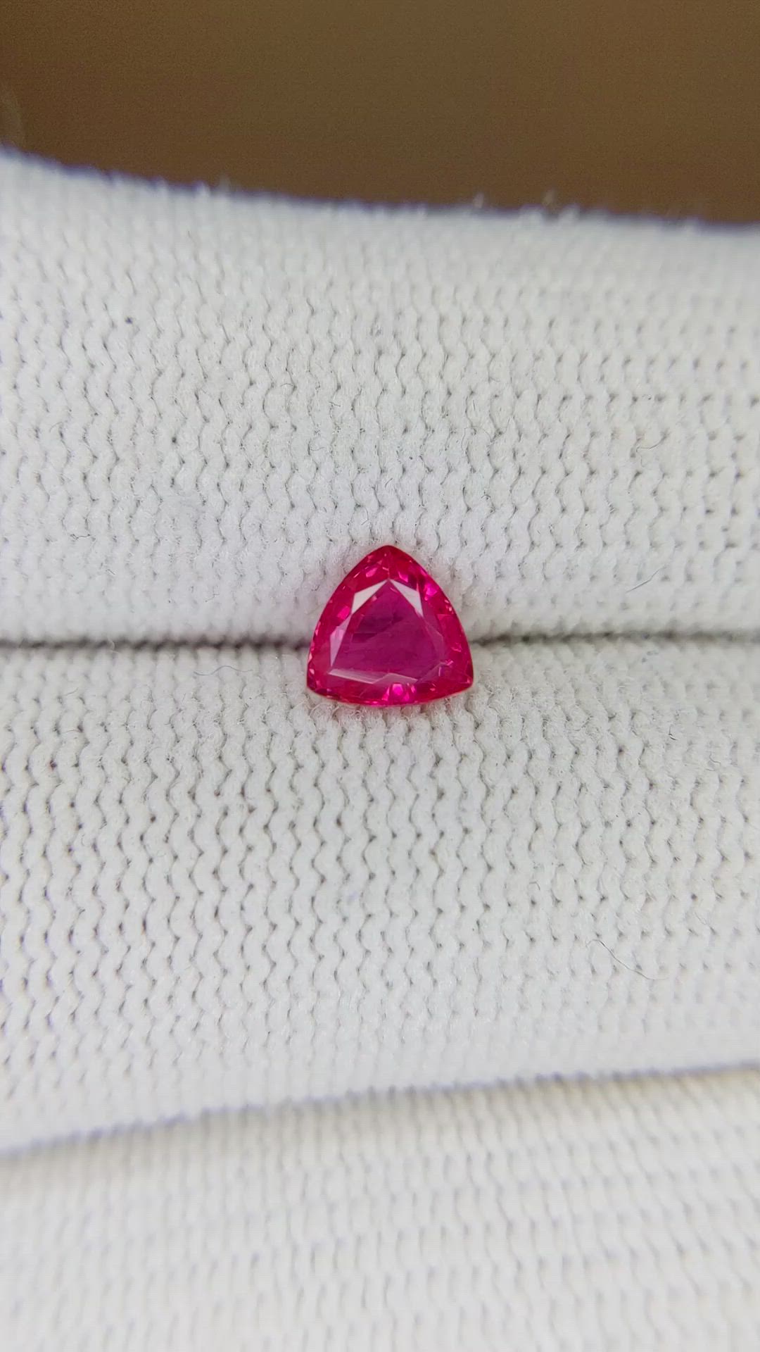 0.72 Ct. Ruby from Madagascar Size Video