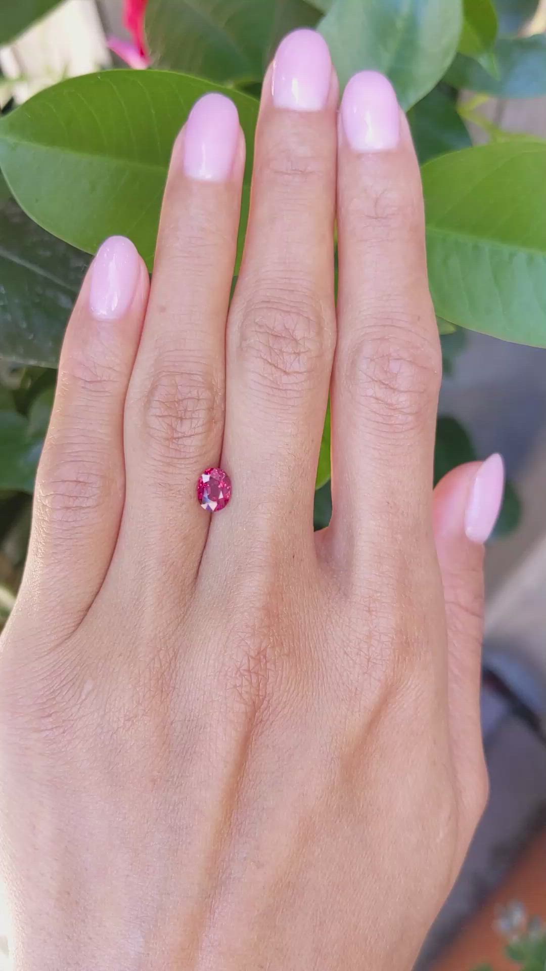 1.17 Ct. Ruby from Mozambique Size Video