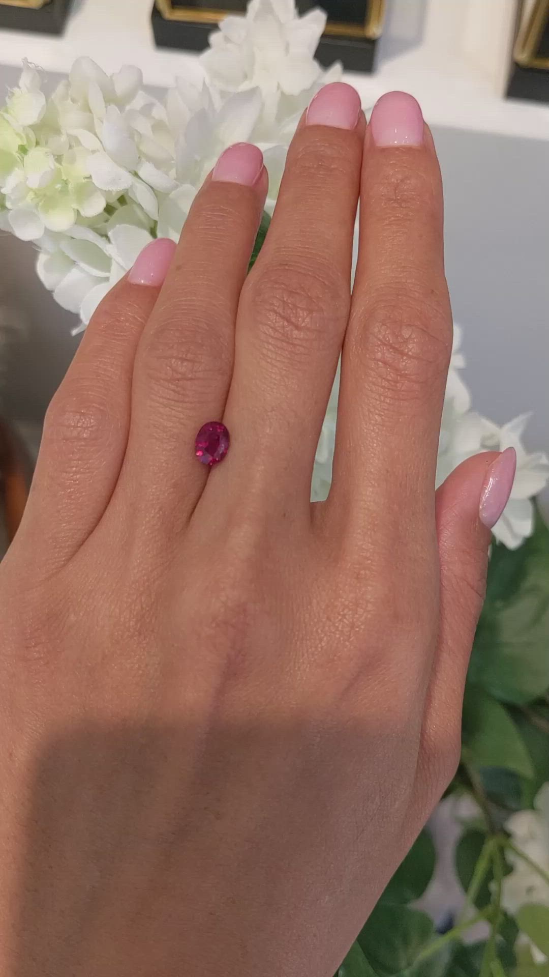 1.17 Ct. Ruby from Mozambique Size Video