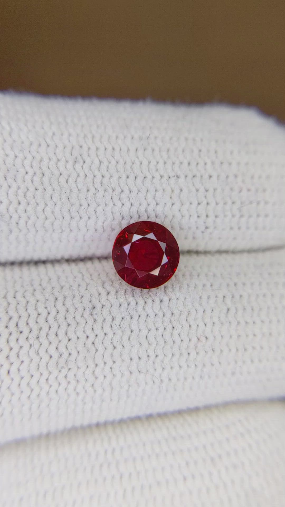 1.38 Ct. Ruby from Mozambique Size Video