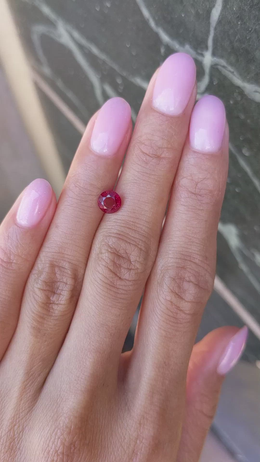 1.38 Ct. Ruby from Mozambique Size Video
