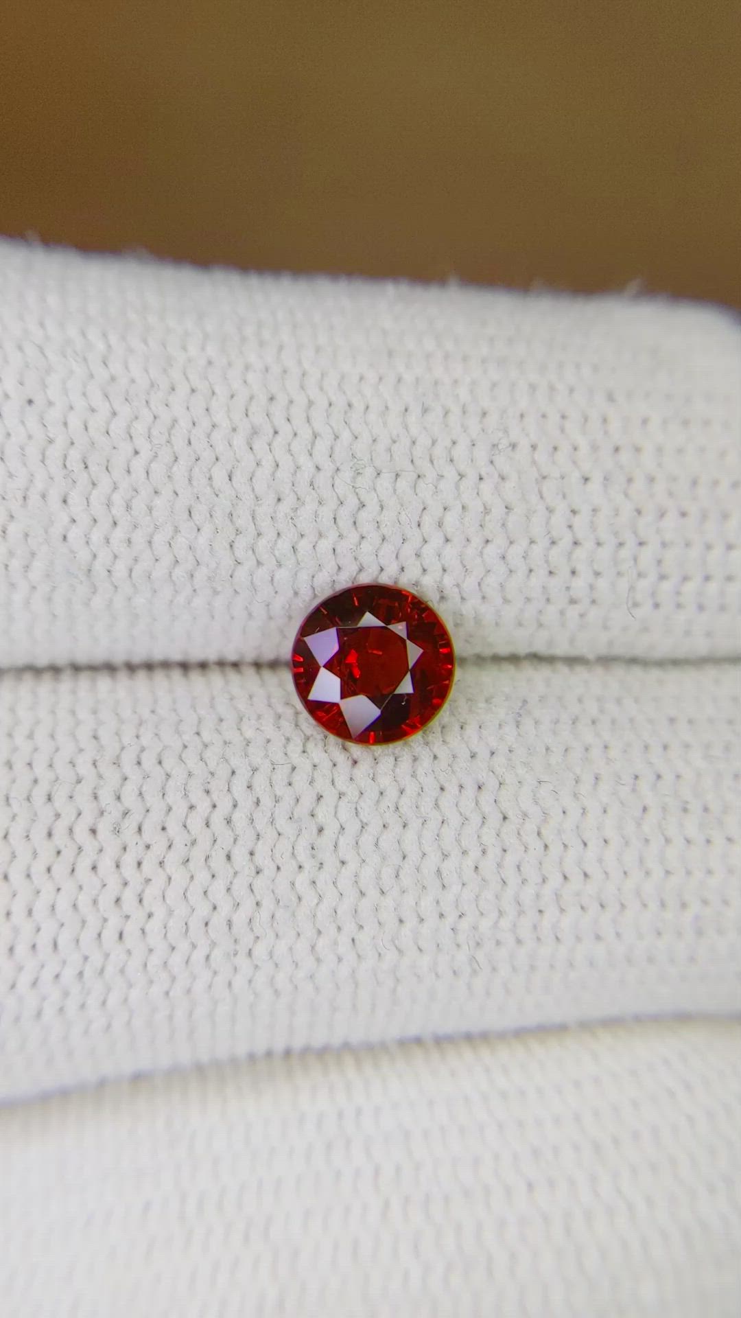 1.12 Ct. Ruby from Mozambique Size Video