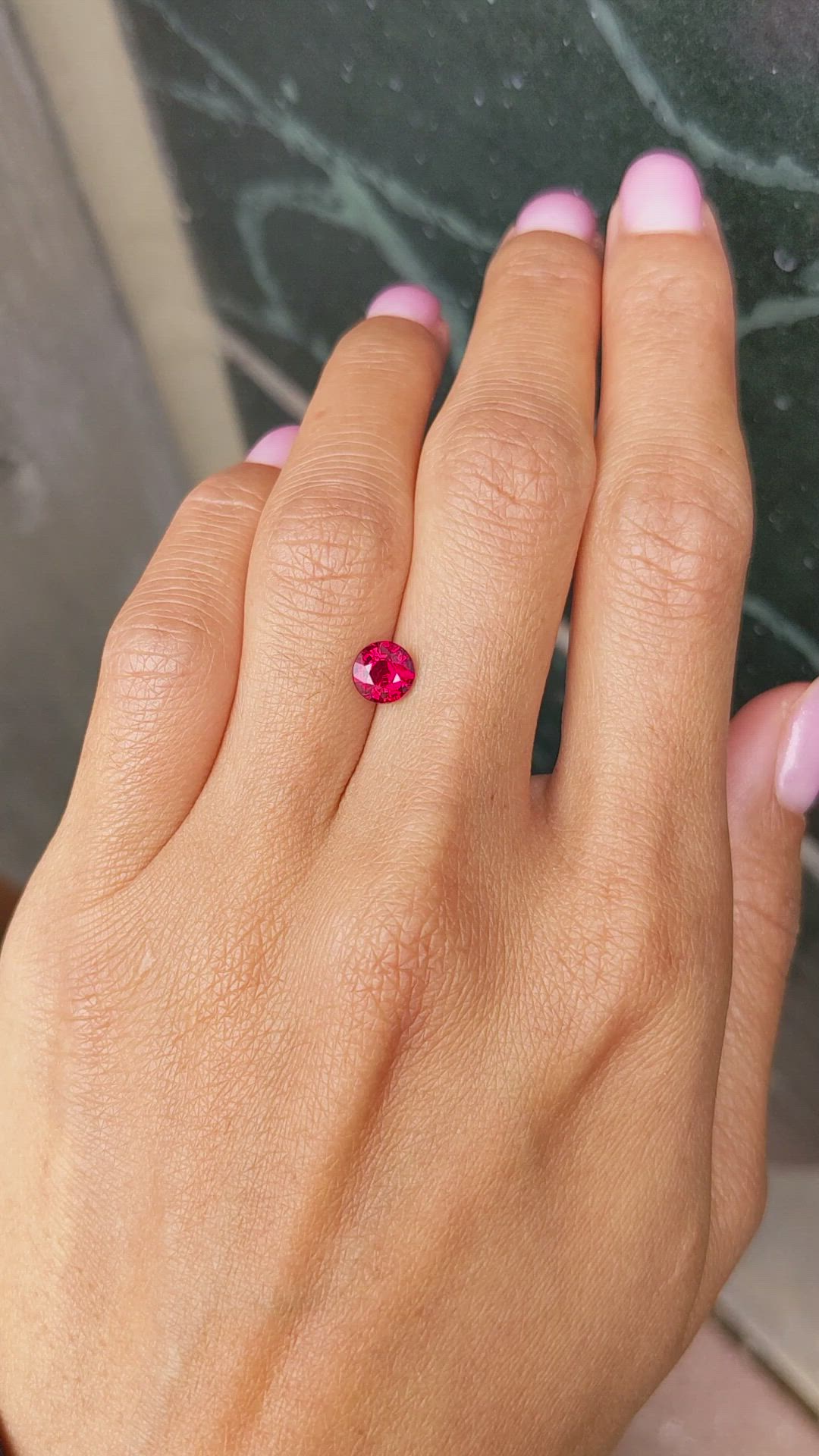 1.12 Ct. Ruby from Mozambique Size Video